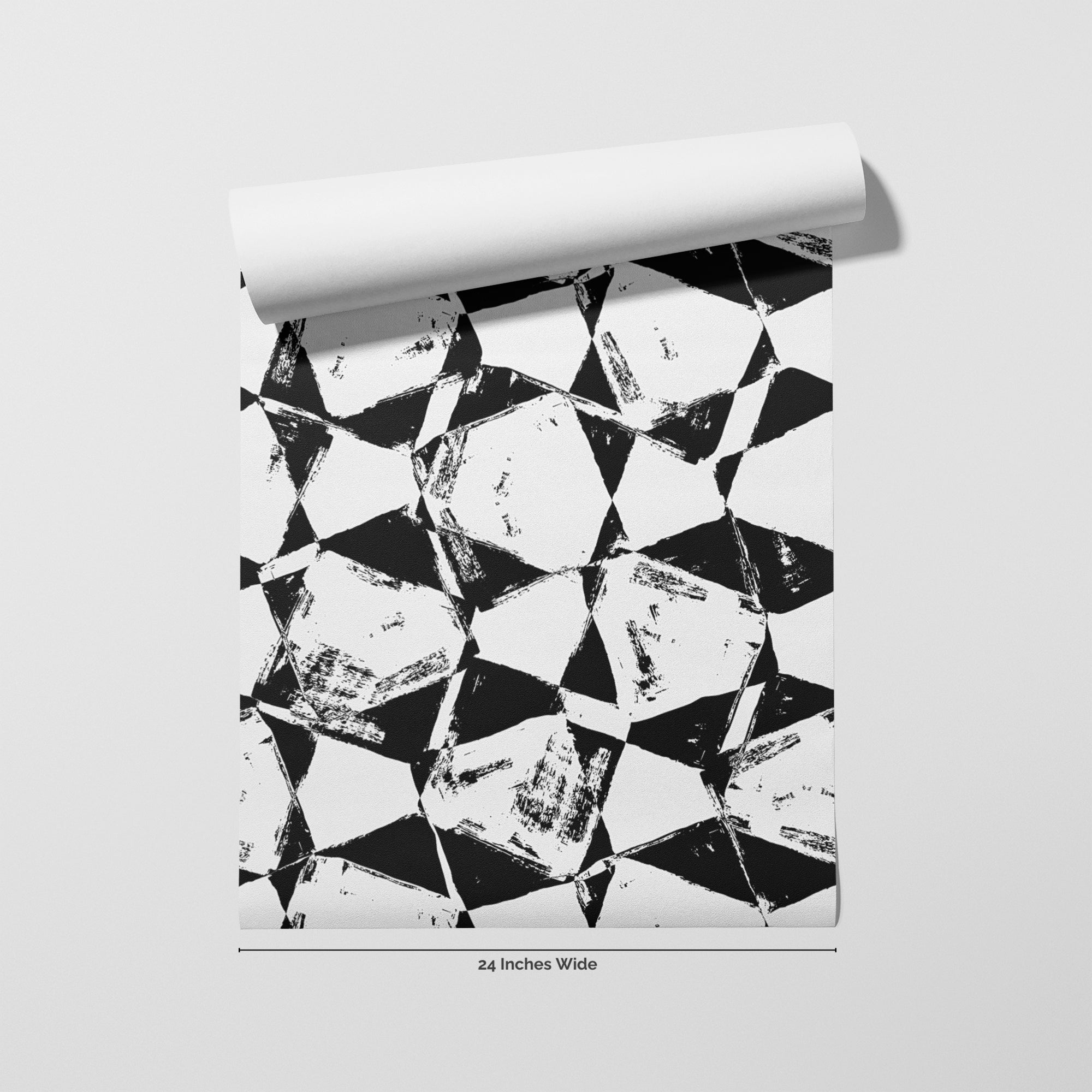 Scribble wallpaper roll, 24 inches wide