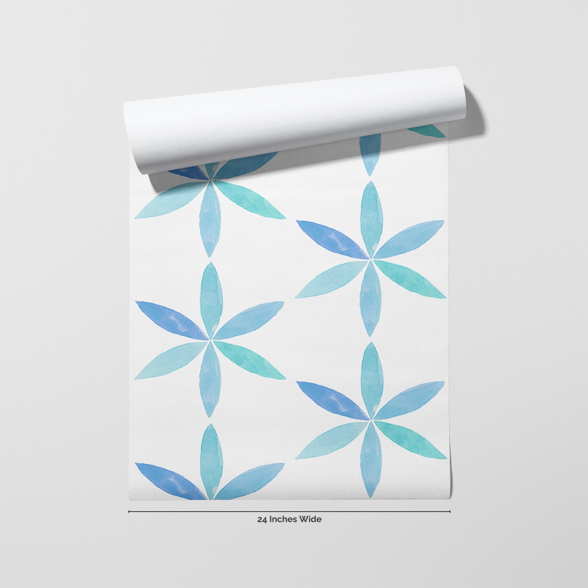 Sea Star wallpaper roll, 24 inches wide