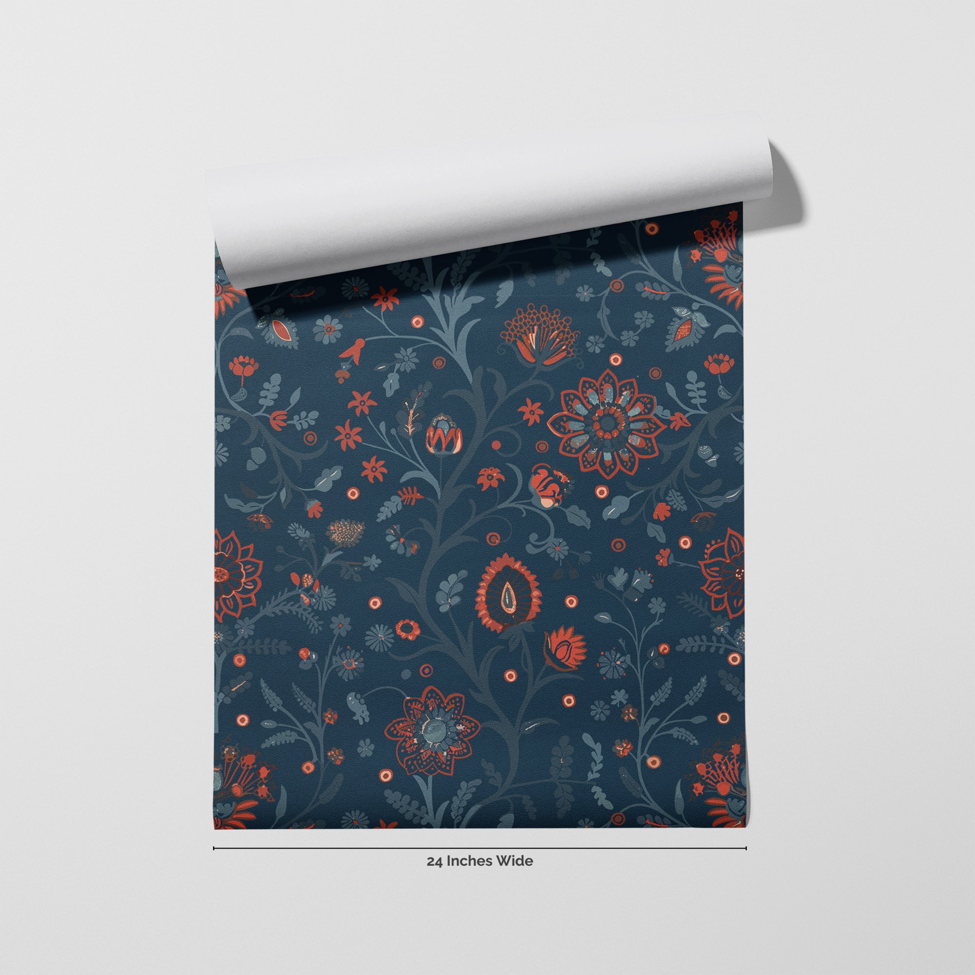 Nordic Nightfall wallpaper roll, 24 inches wide