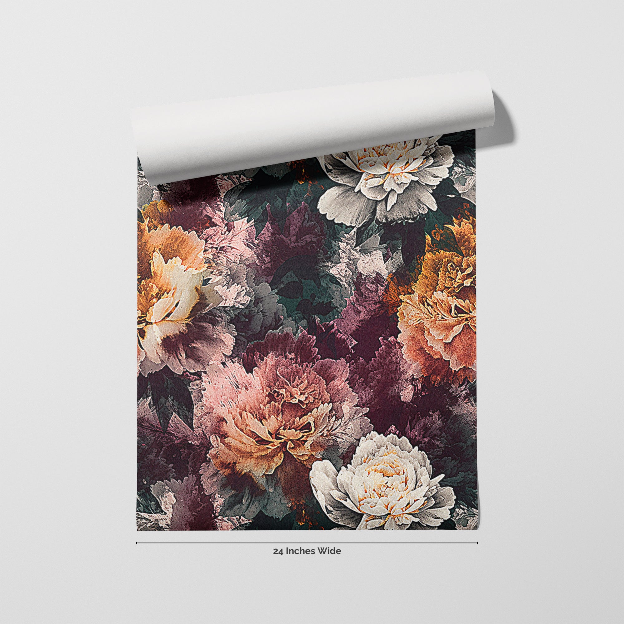Requiem wallpaper roll, 24 inches wide
