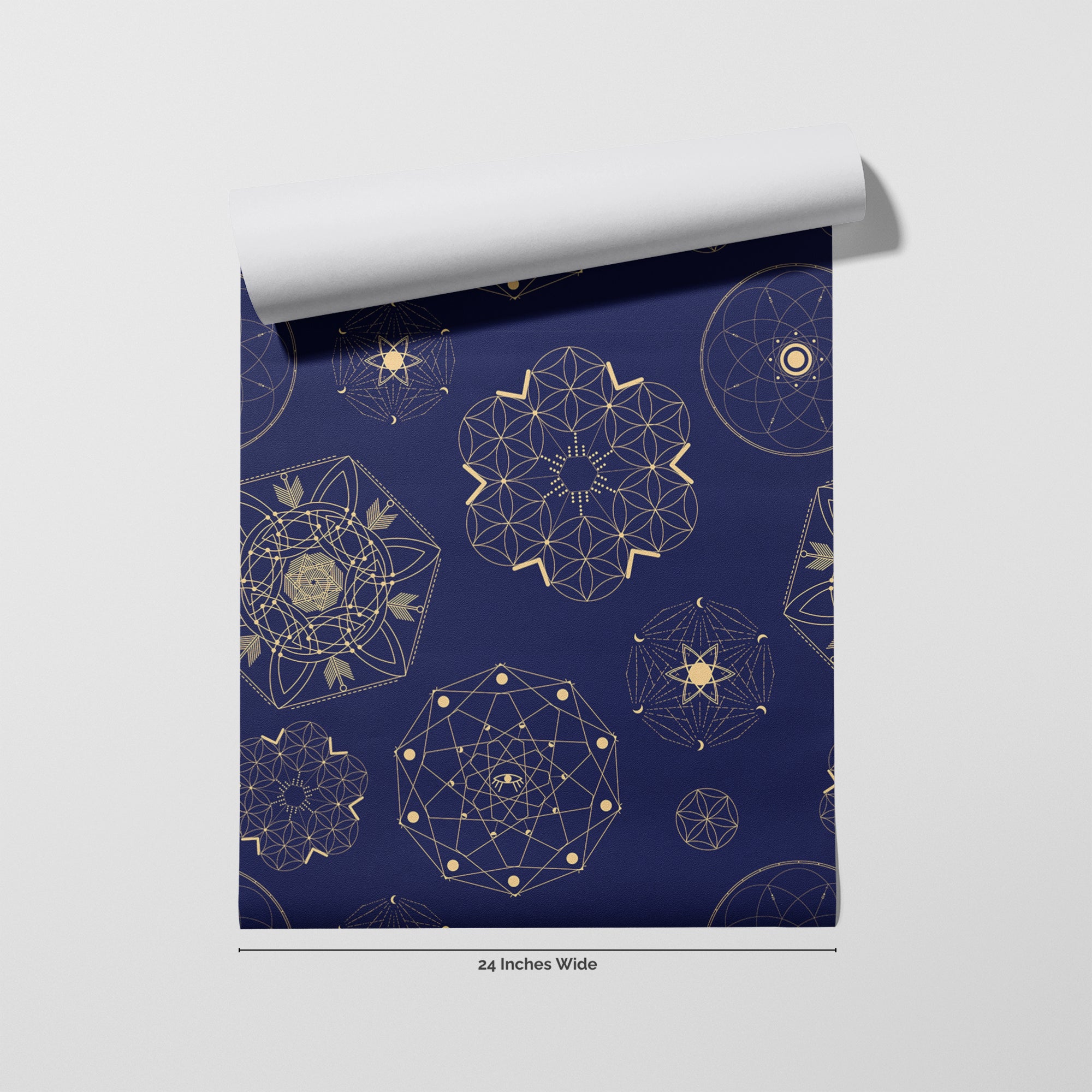 Star Chart wallpaper roll, 24 inches wide