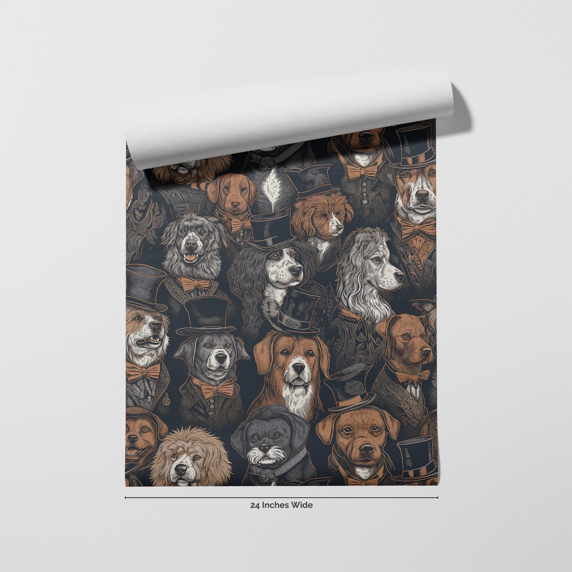 Best in Show wallpaper roll, 24 inches wide