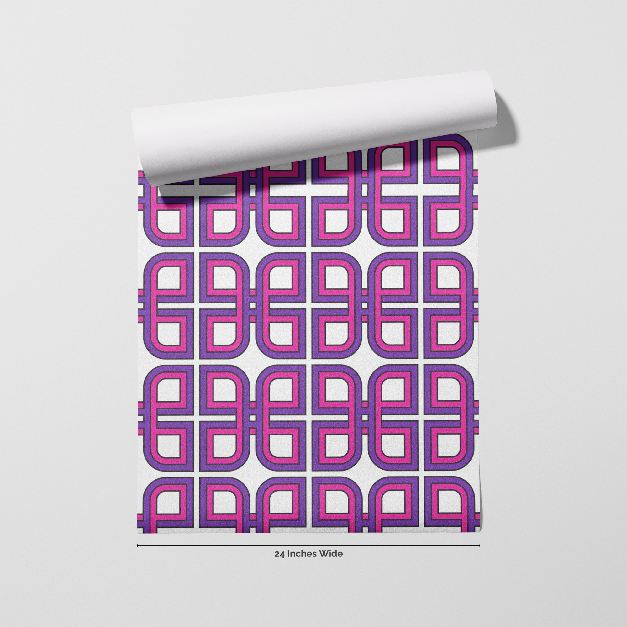 Rewind wallpaper roll, 24 inches wide