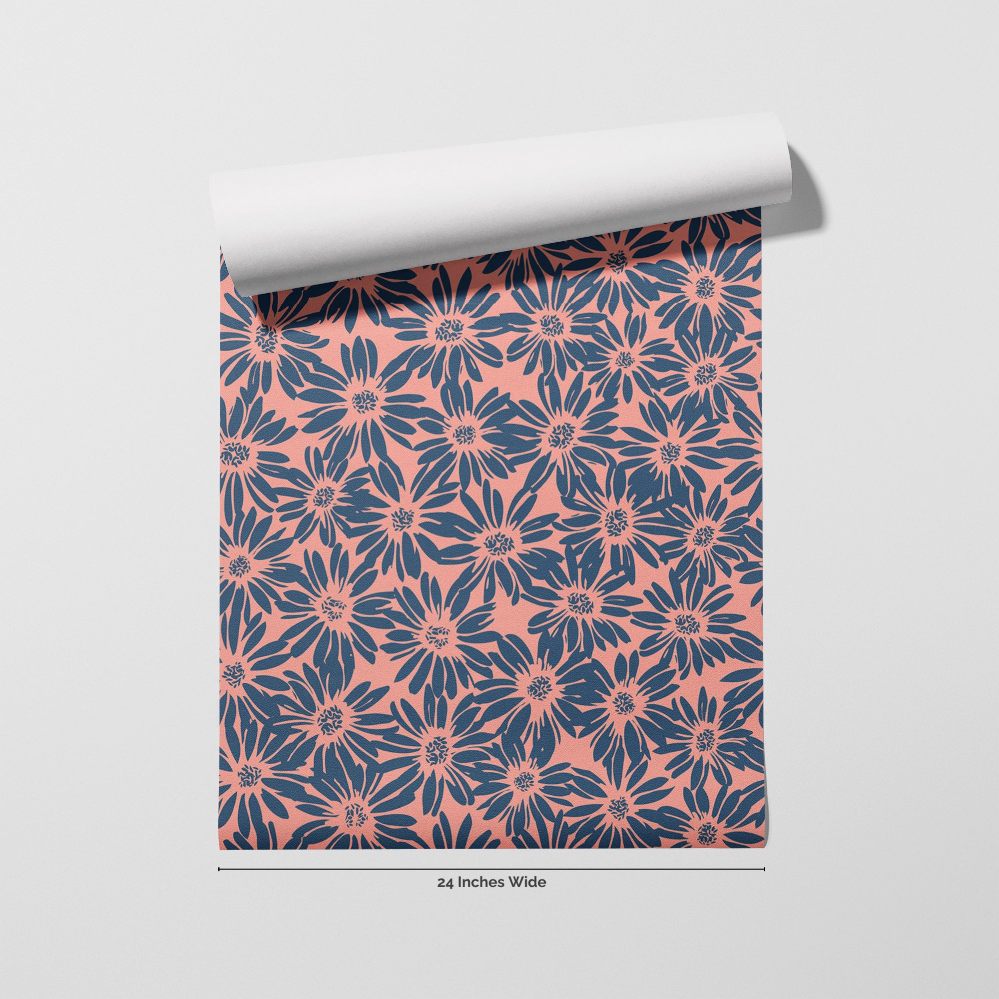 Daisy Jam wallpaper roll, 24 inches wide