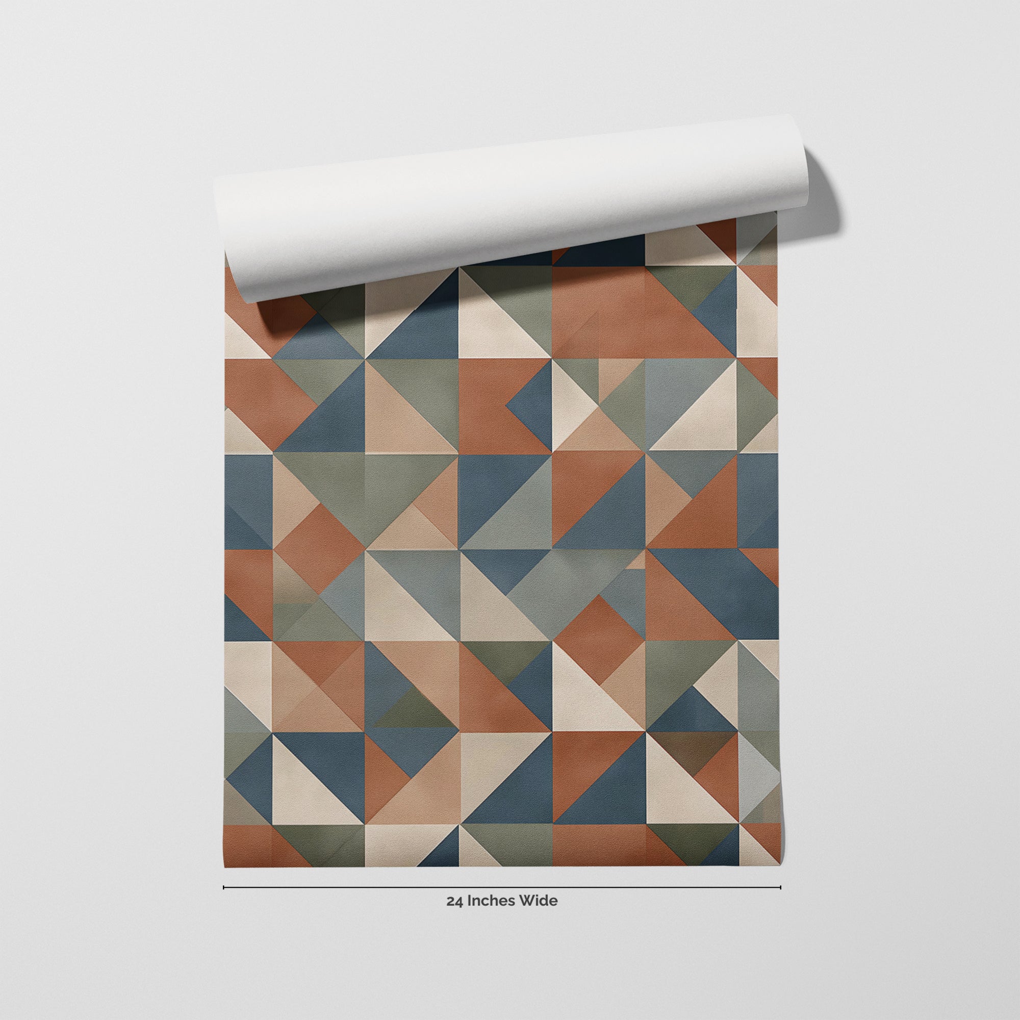 Mid Mod Trio wallpaper roll, 24 inches wide