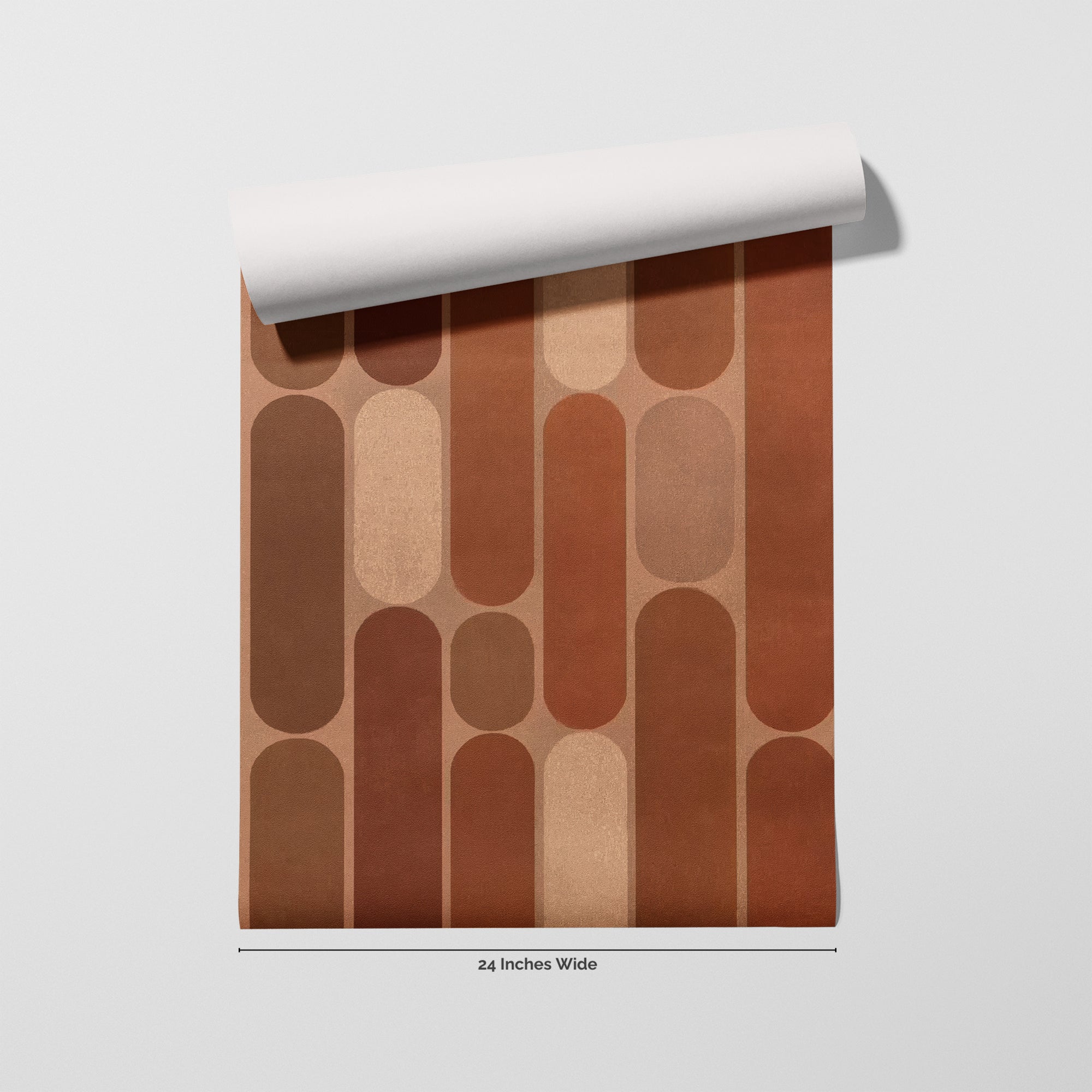 Terra Mod wallpaper roll, 24 inches wide