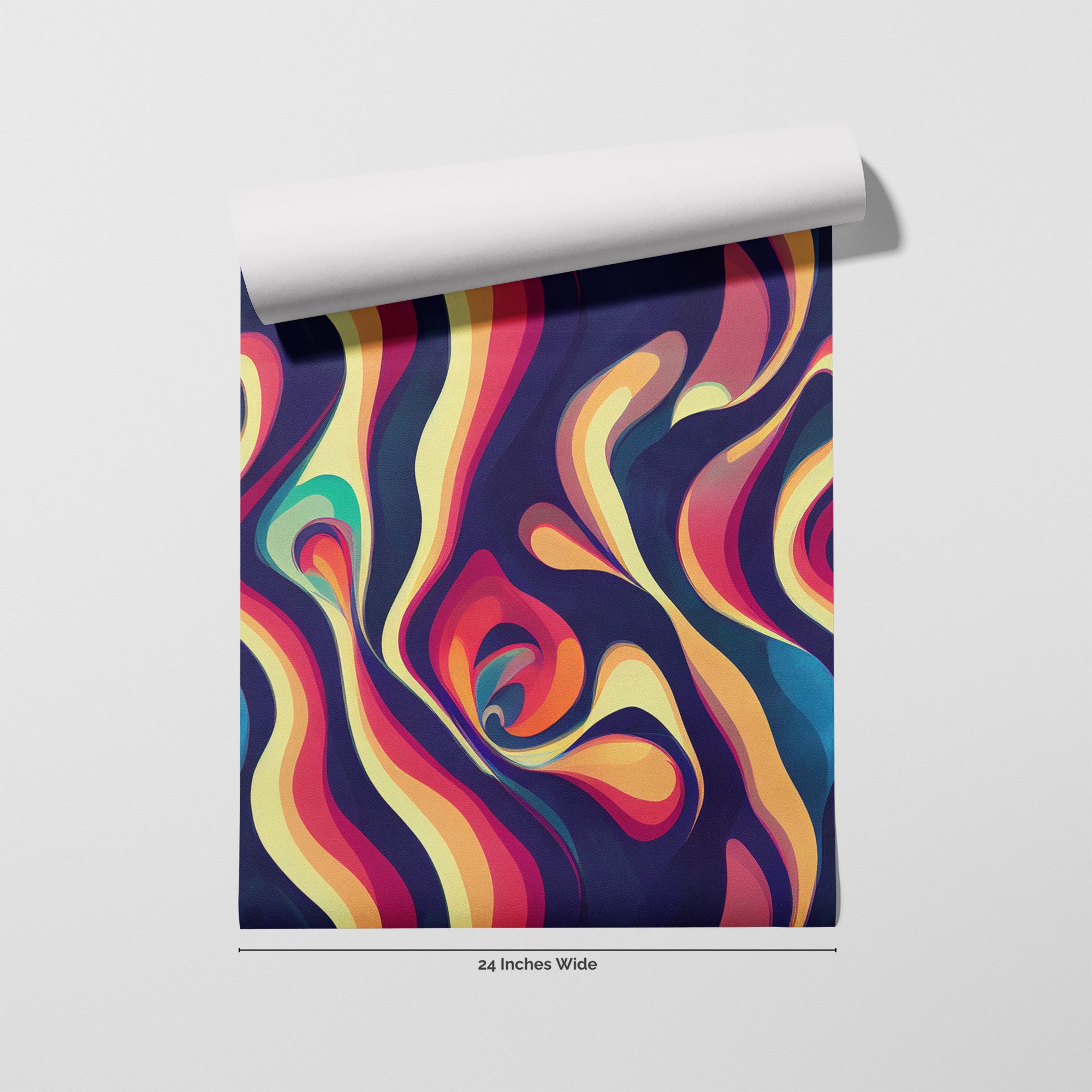 Disco Daydream wallpaper roll, 24 inches wide