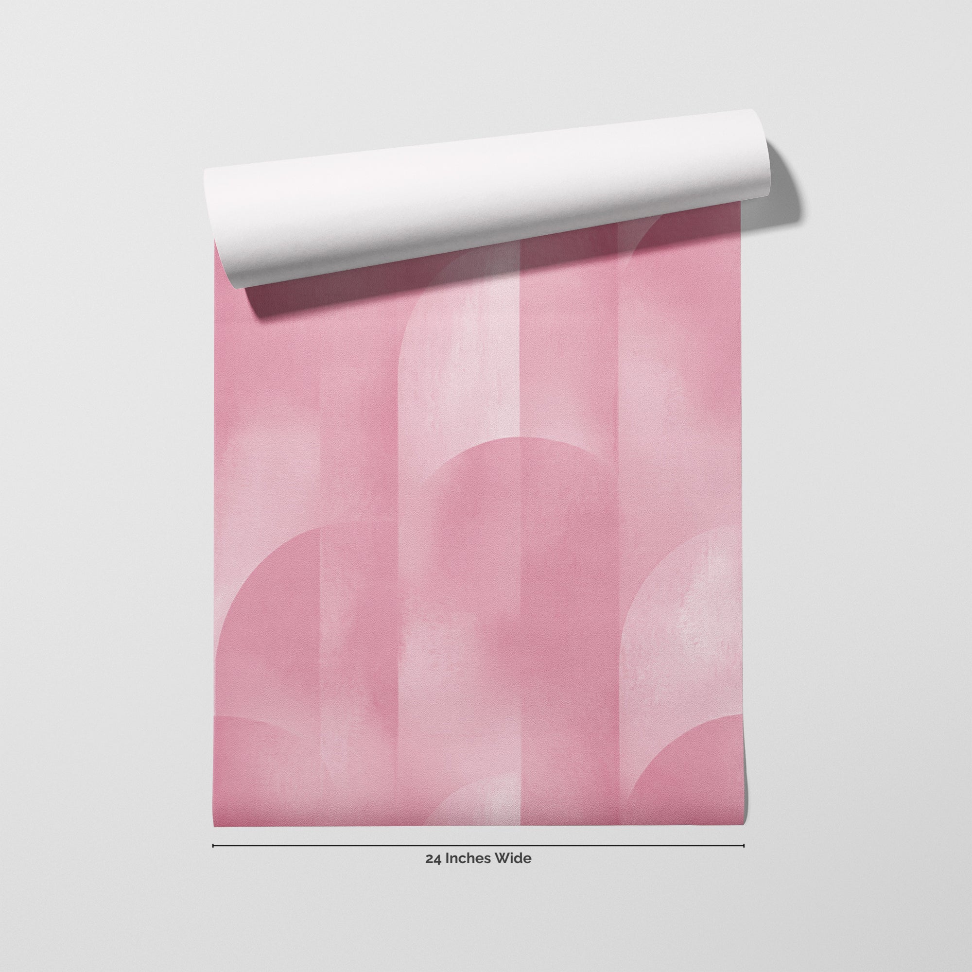 Blush Arcade wallpaper roll, 24 inches wide