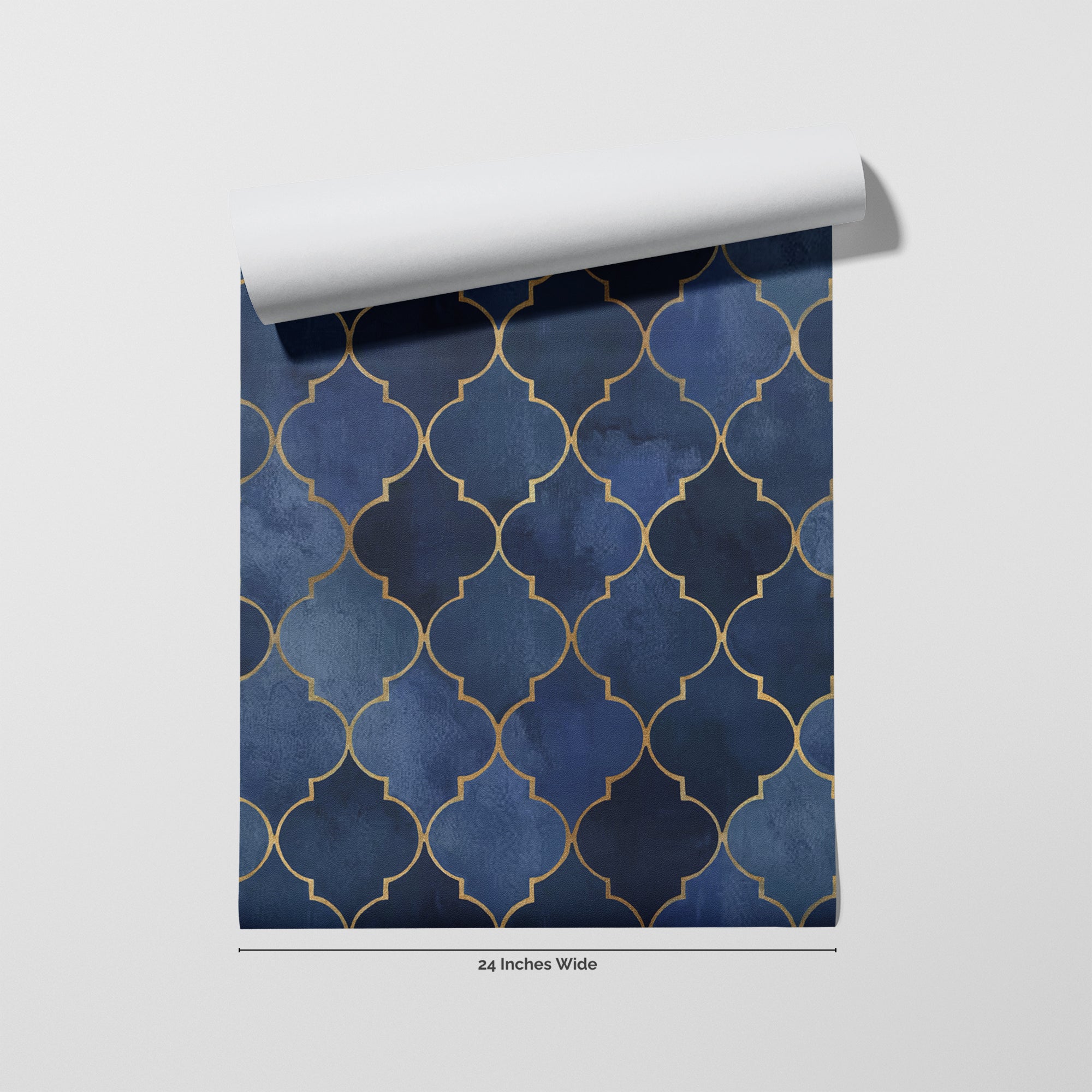 Admiral Trellis wallpaper roll, 24 inches wide