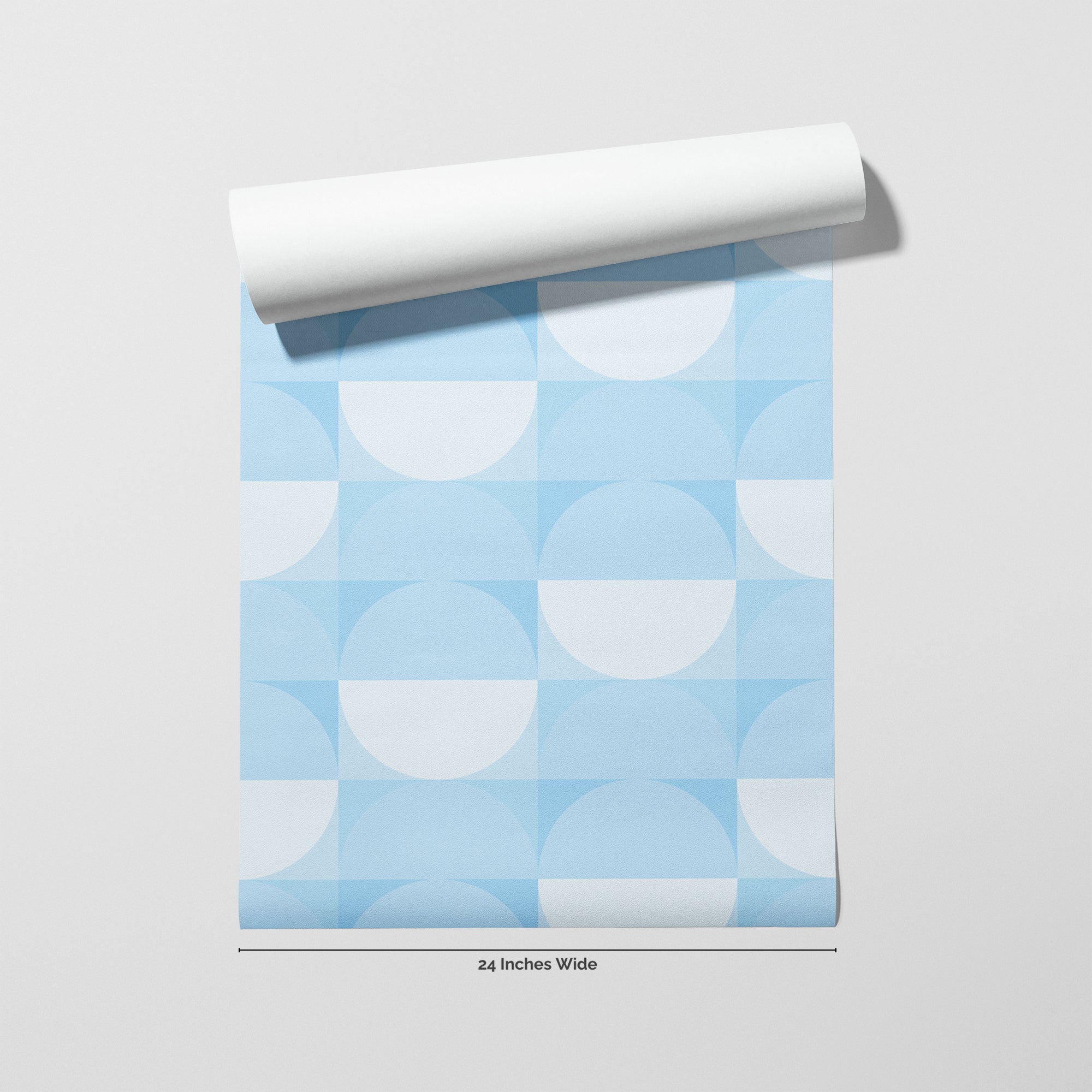 Halfmoon wallpaper roll, 24 inches wide