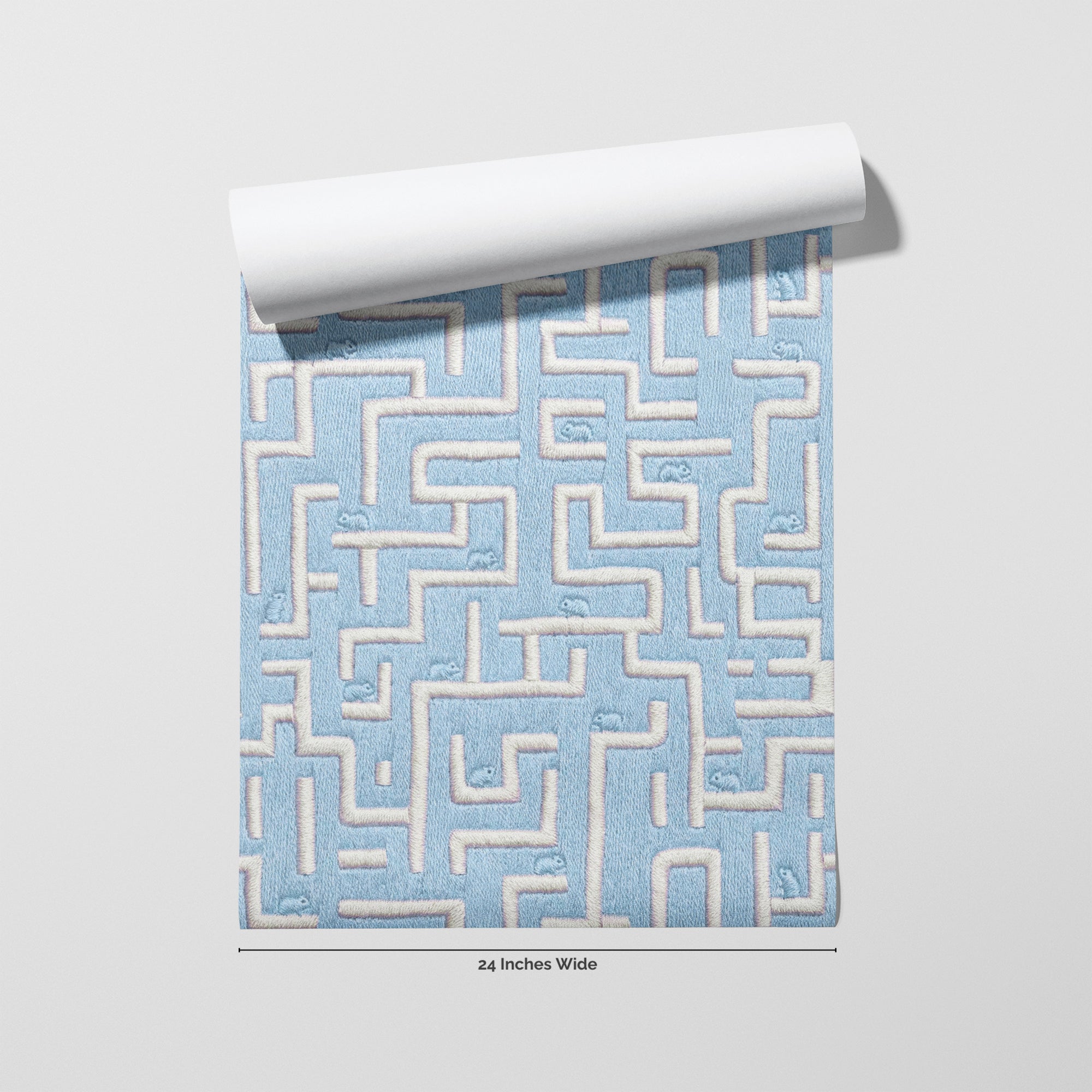 Hamster Highway wallpaper roll, 24 inches wide