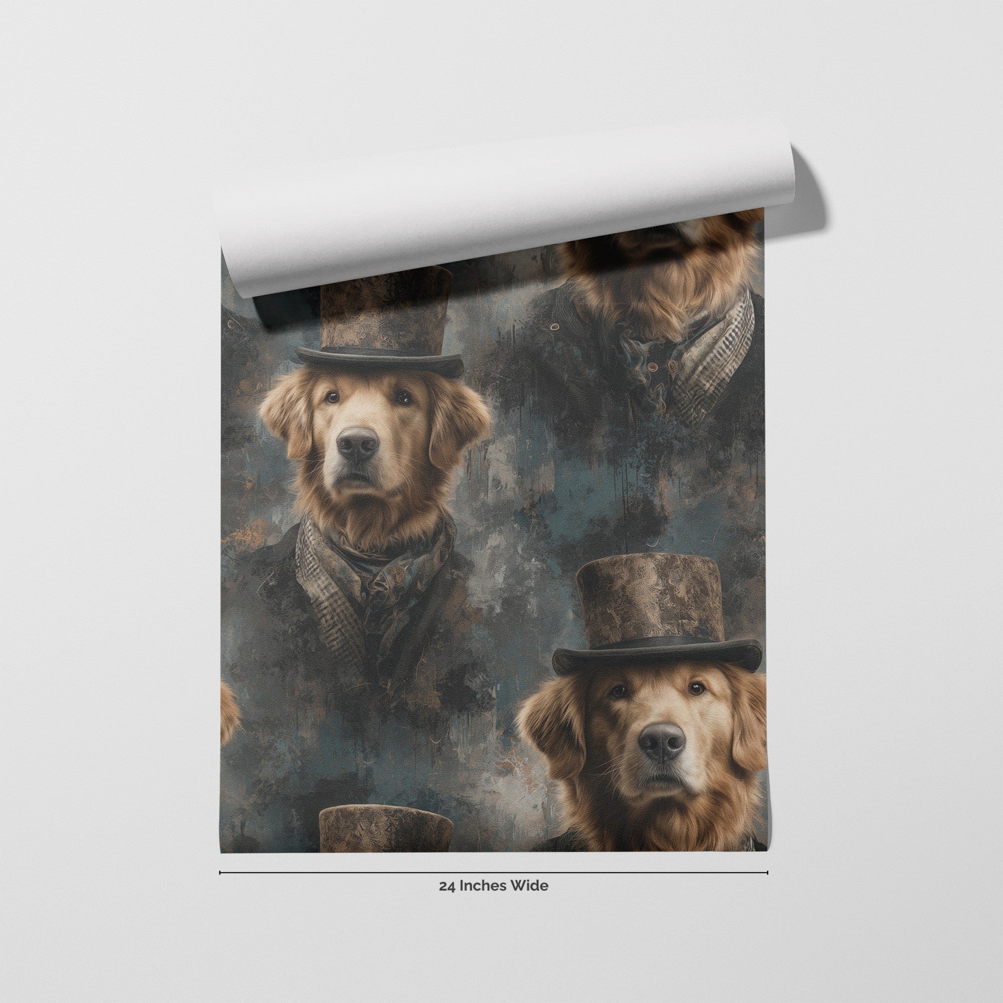Good Boy Esquire wallpaper roll, 24 inches wide