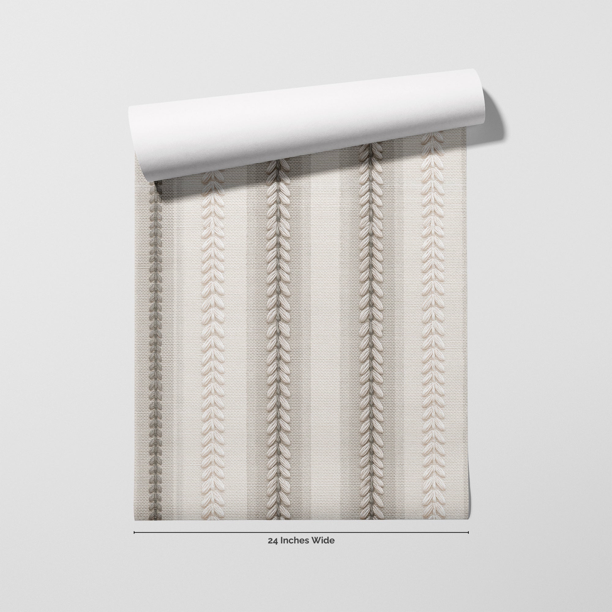Wheatstitch wallpaper roll, 24 inches wide