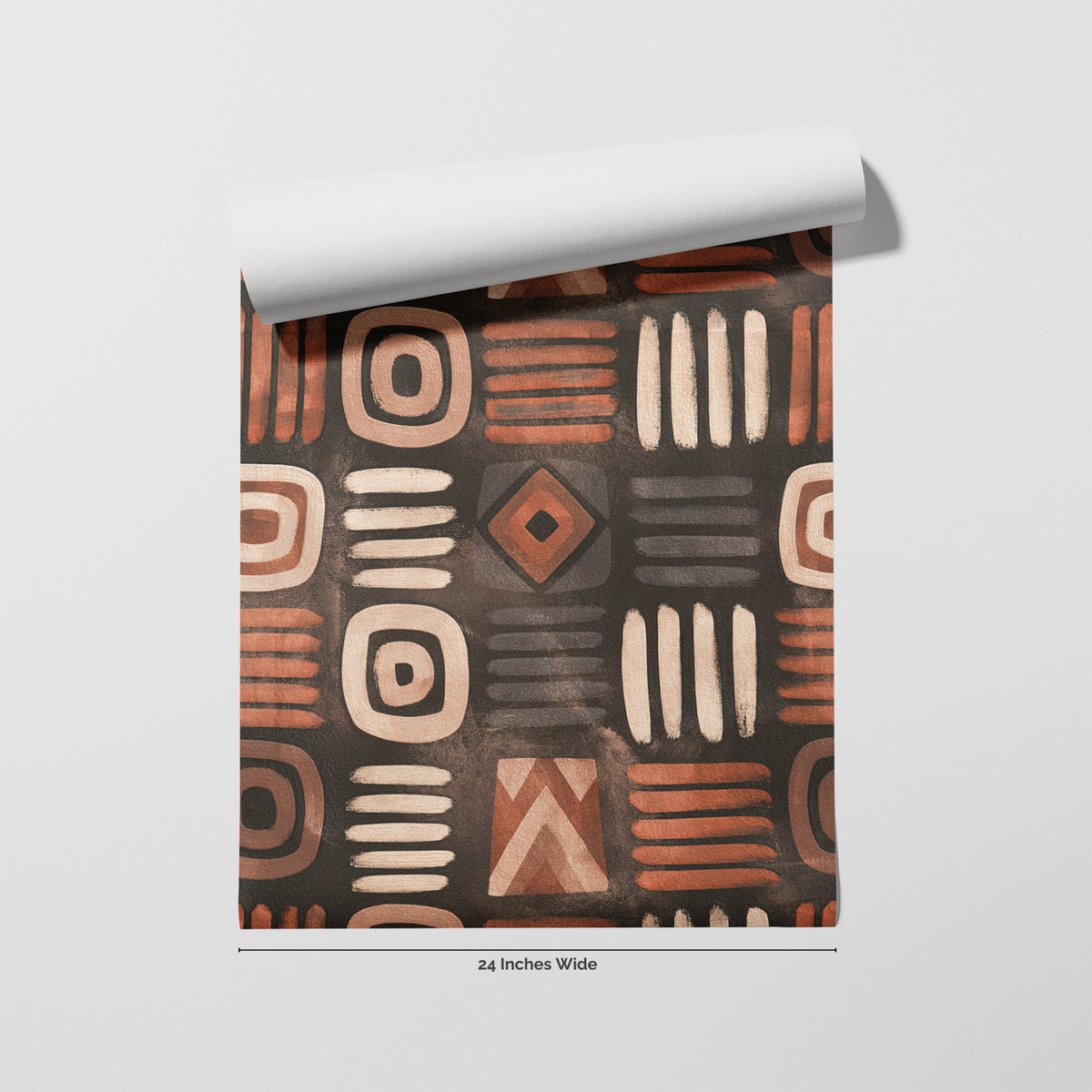 Clay Codex wallpaper roll, 24 inches wide