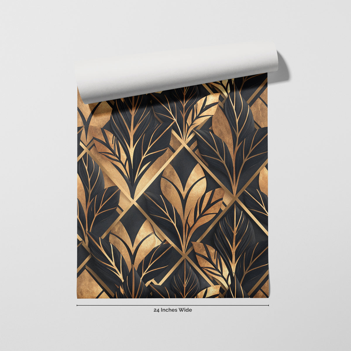 Onyx Marquee wallpaper roll, 24 inches wide
