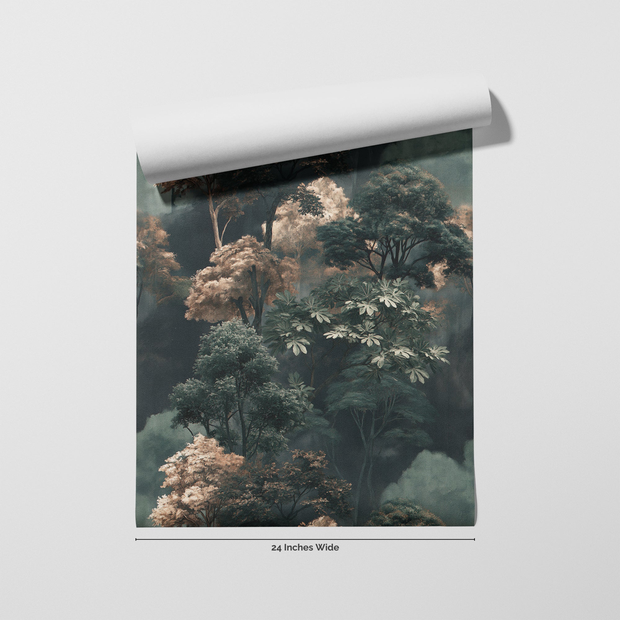 Twilight Canopy wallpaper roll, 24 inches wide