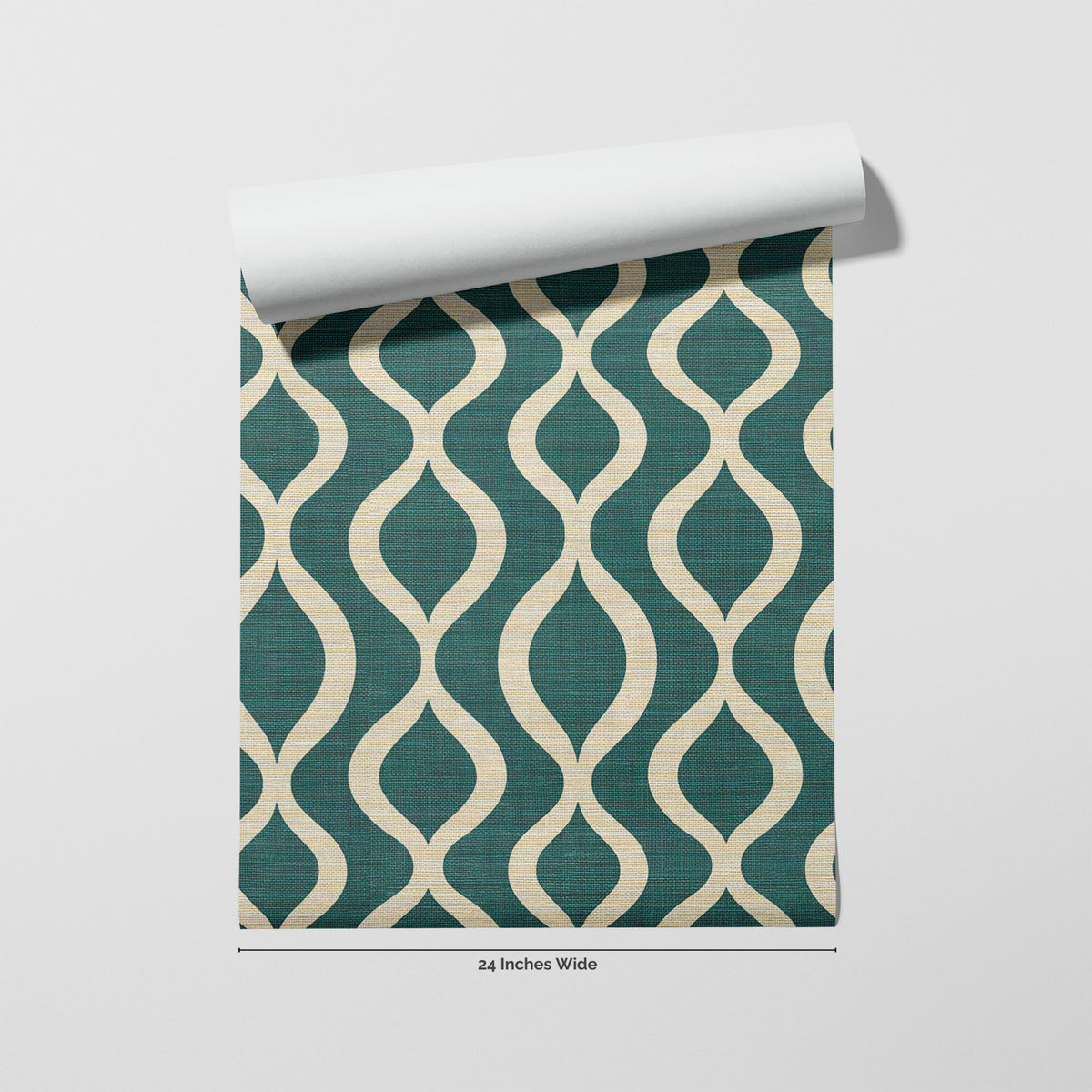 Lagoon Pendulum wallpaper roll, 24 inches wide