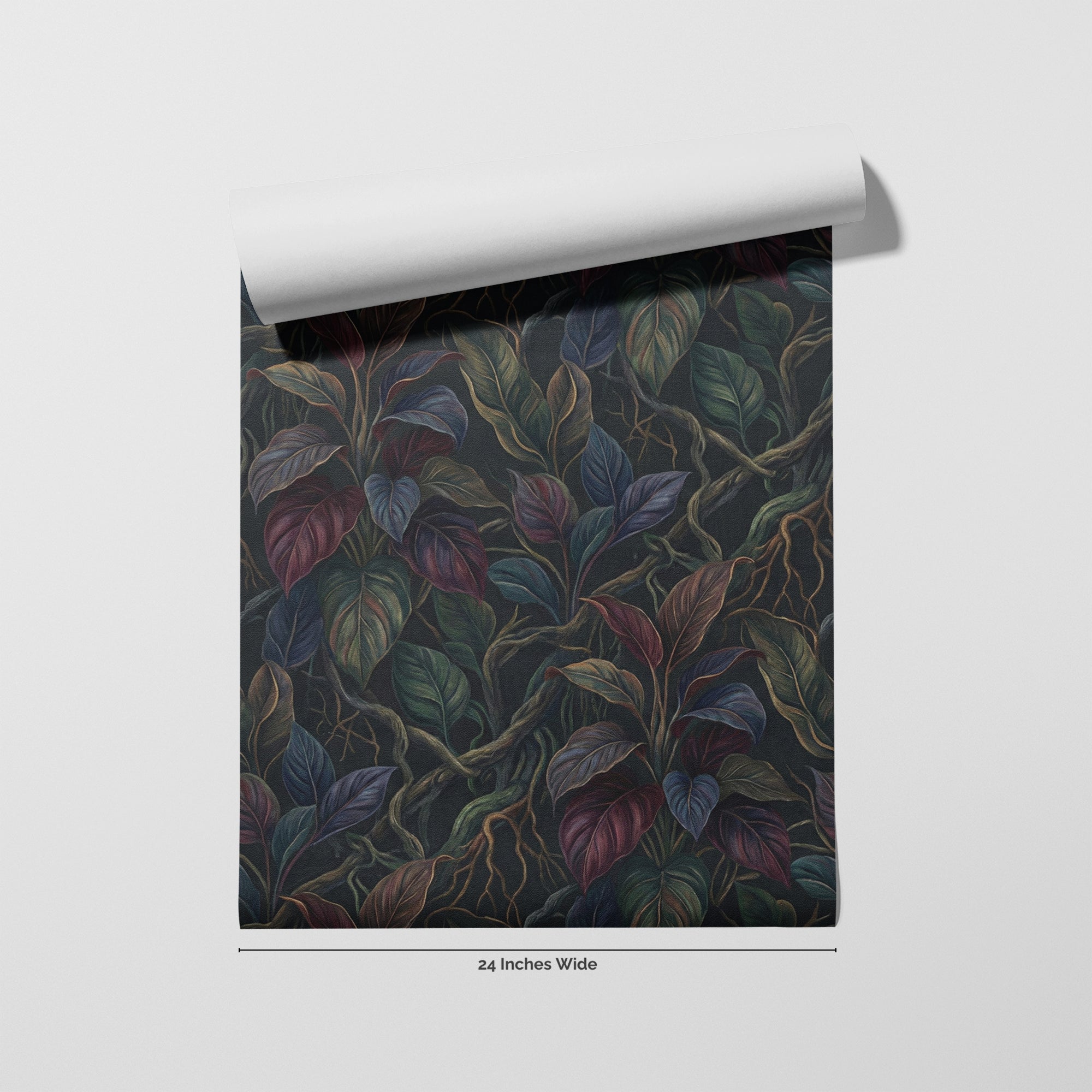 Nightvine wallpaper roll, 24 inches wide