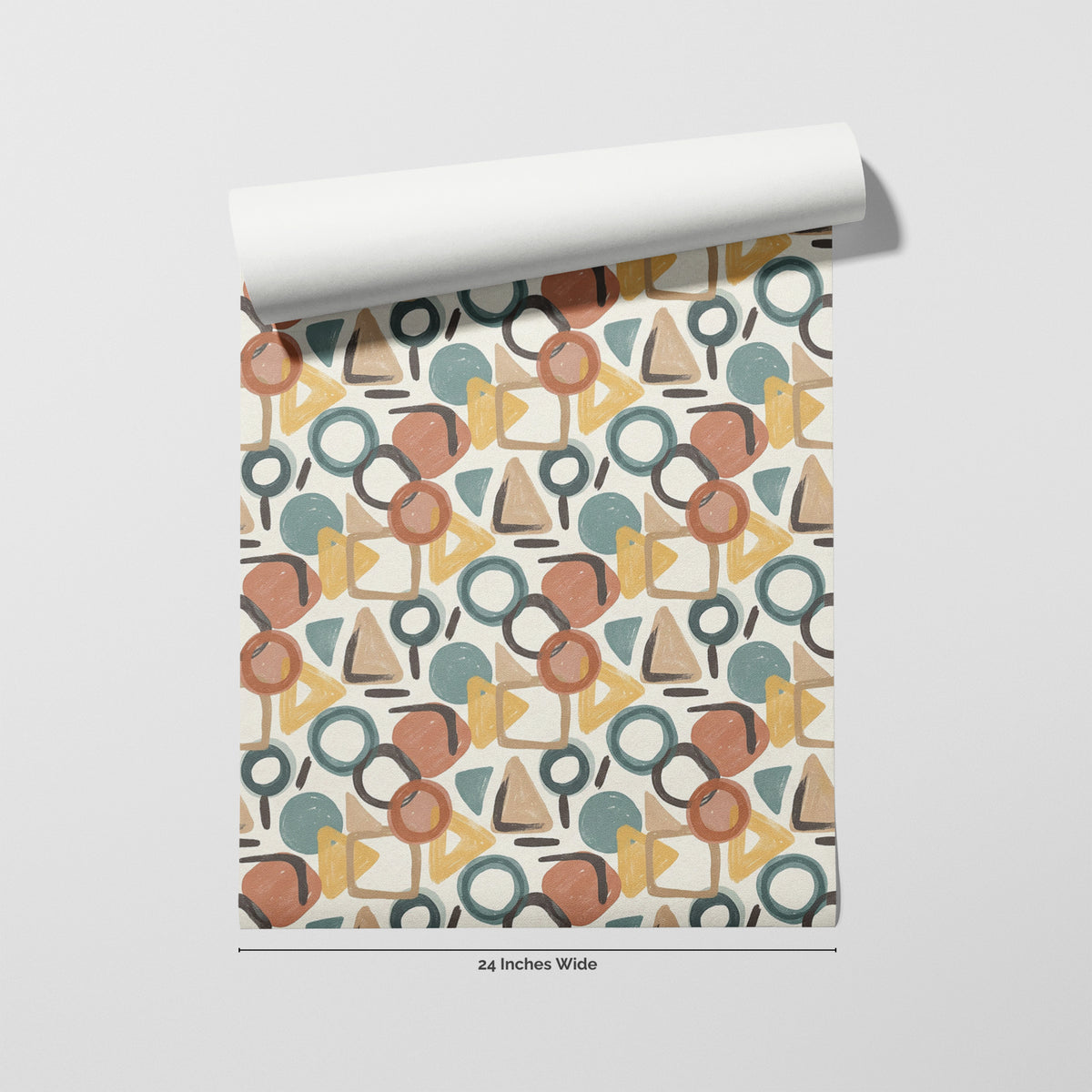 Mod Loop wallpaper roll, 24 inches wide