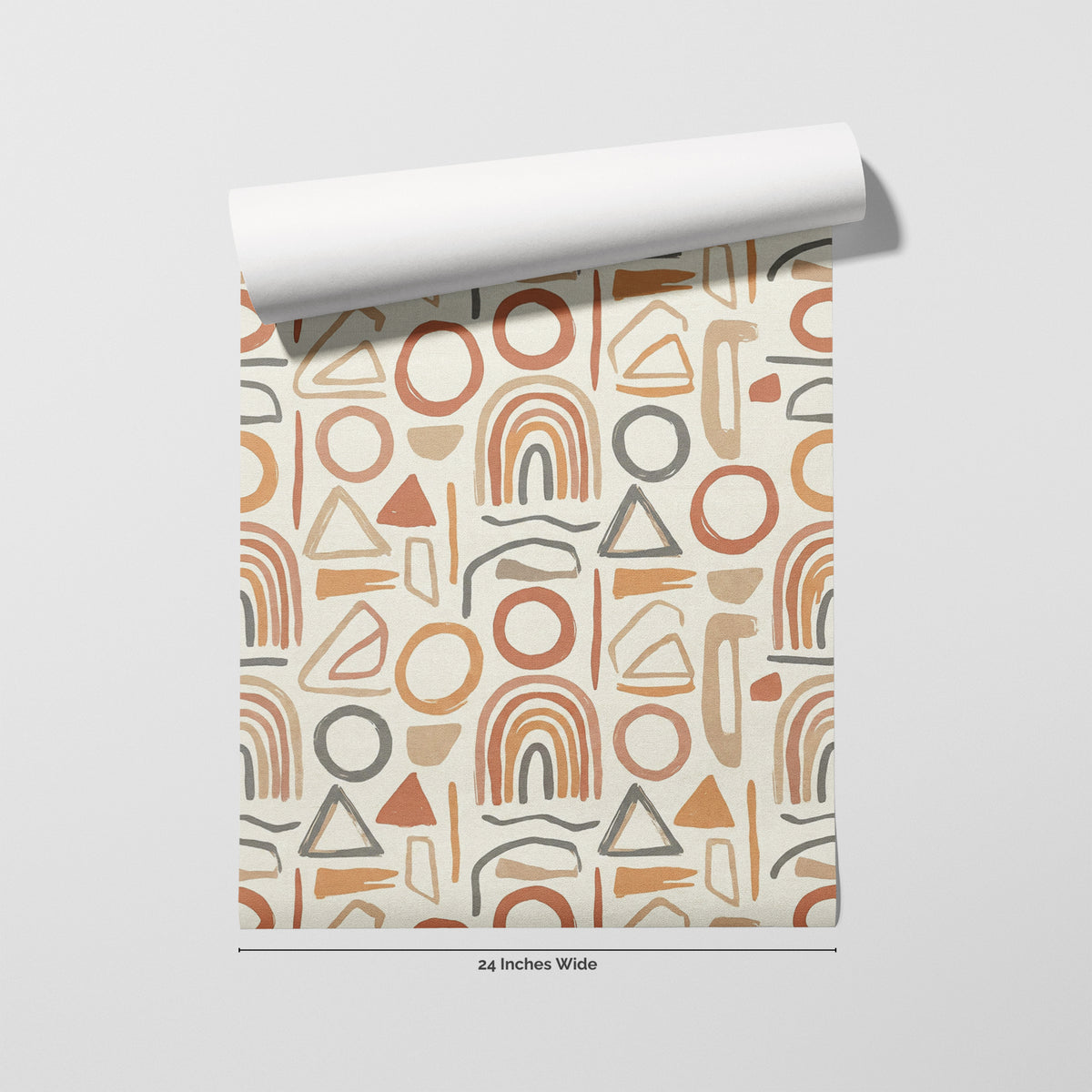 Clay Marks wallpaper roll, 24 inches wide