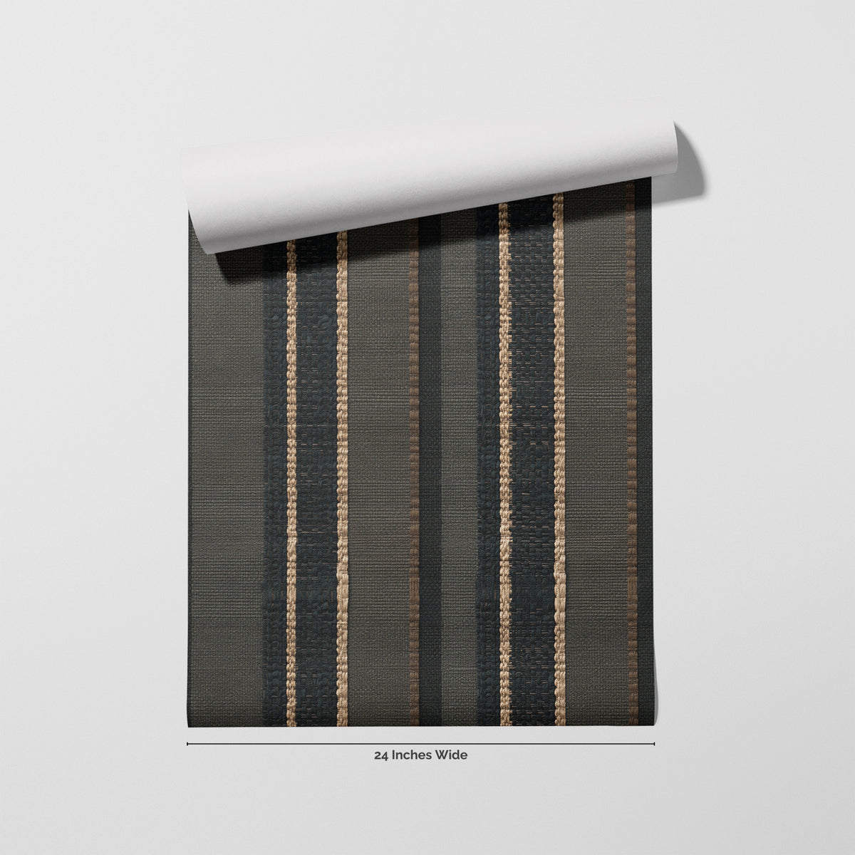 Bracken Weave wallpaper roll, 24 inches wide