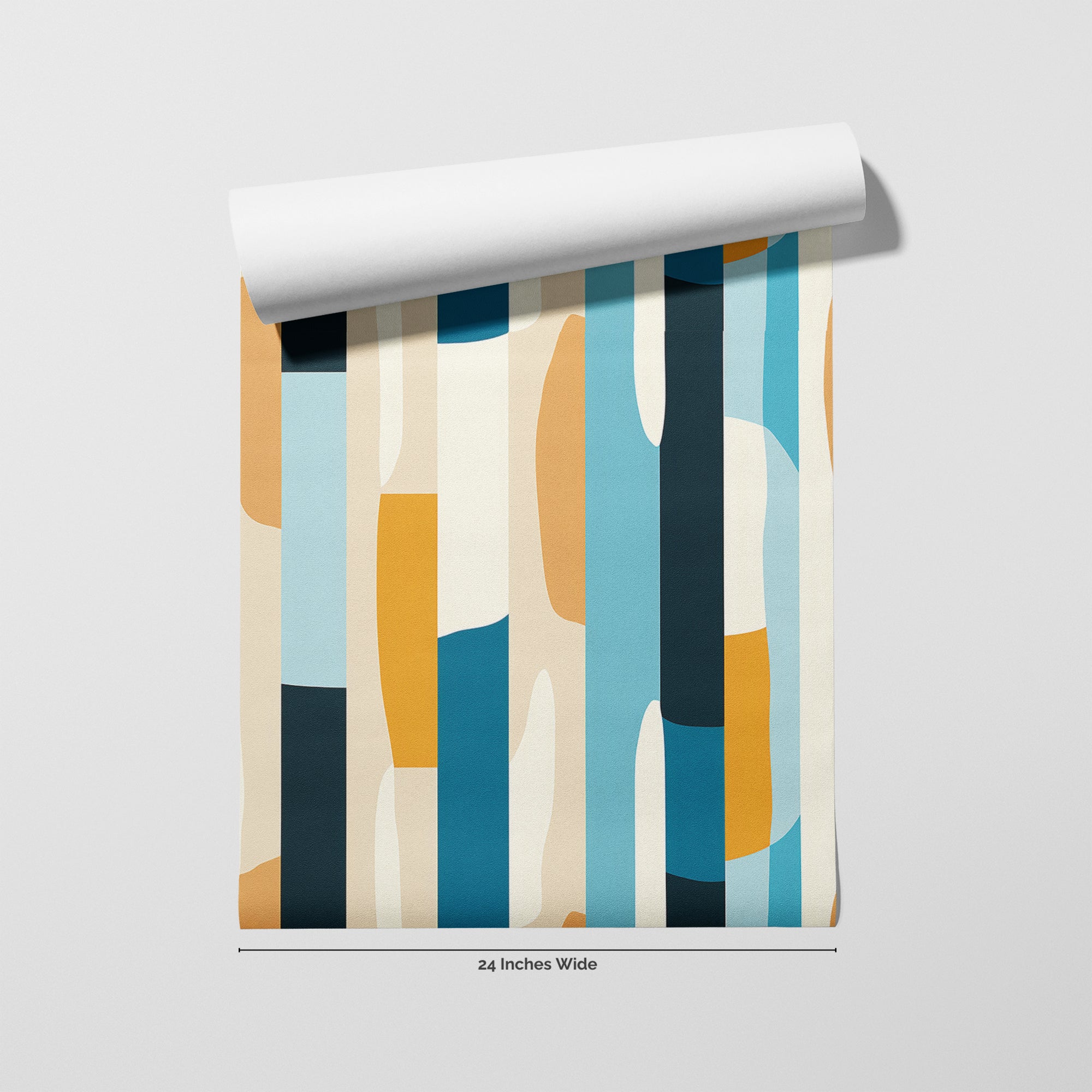 Mod Block wallpaper roll, 24 inches wide