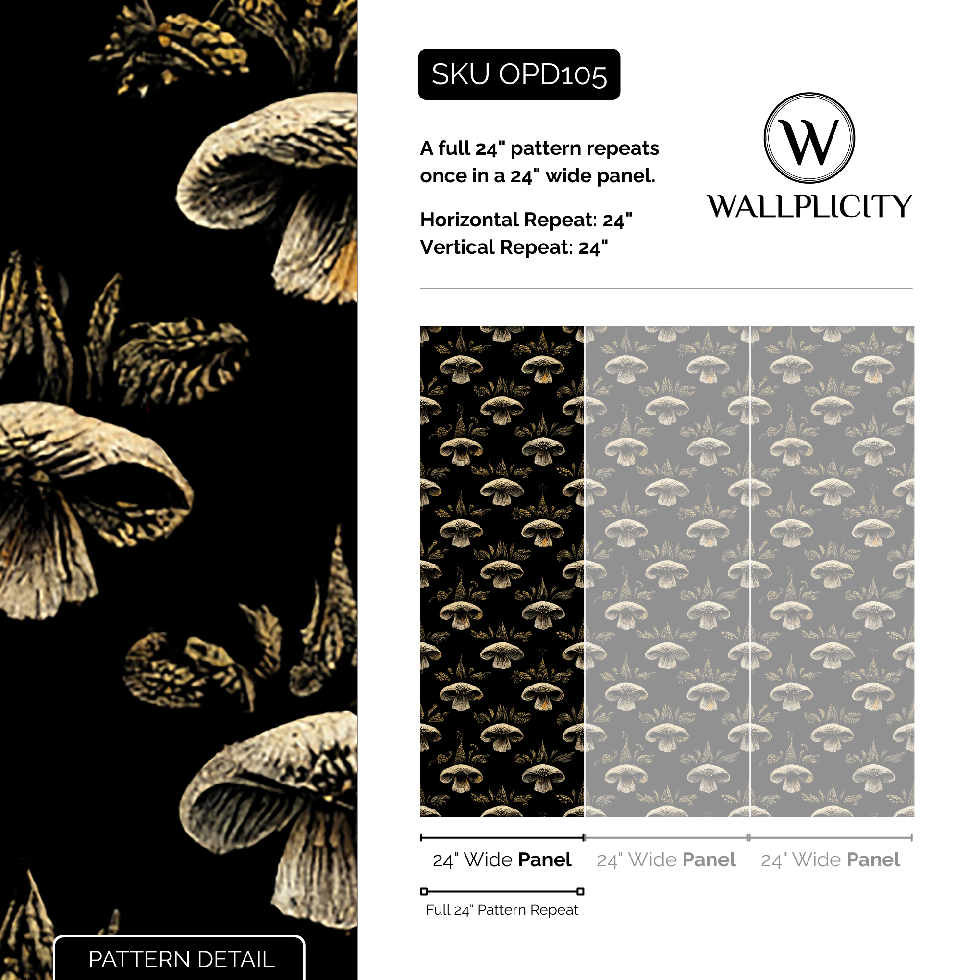 Spore Study wallpaper pattern detail and repeat size