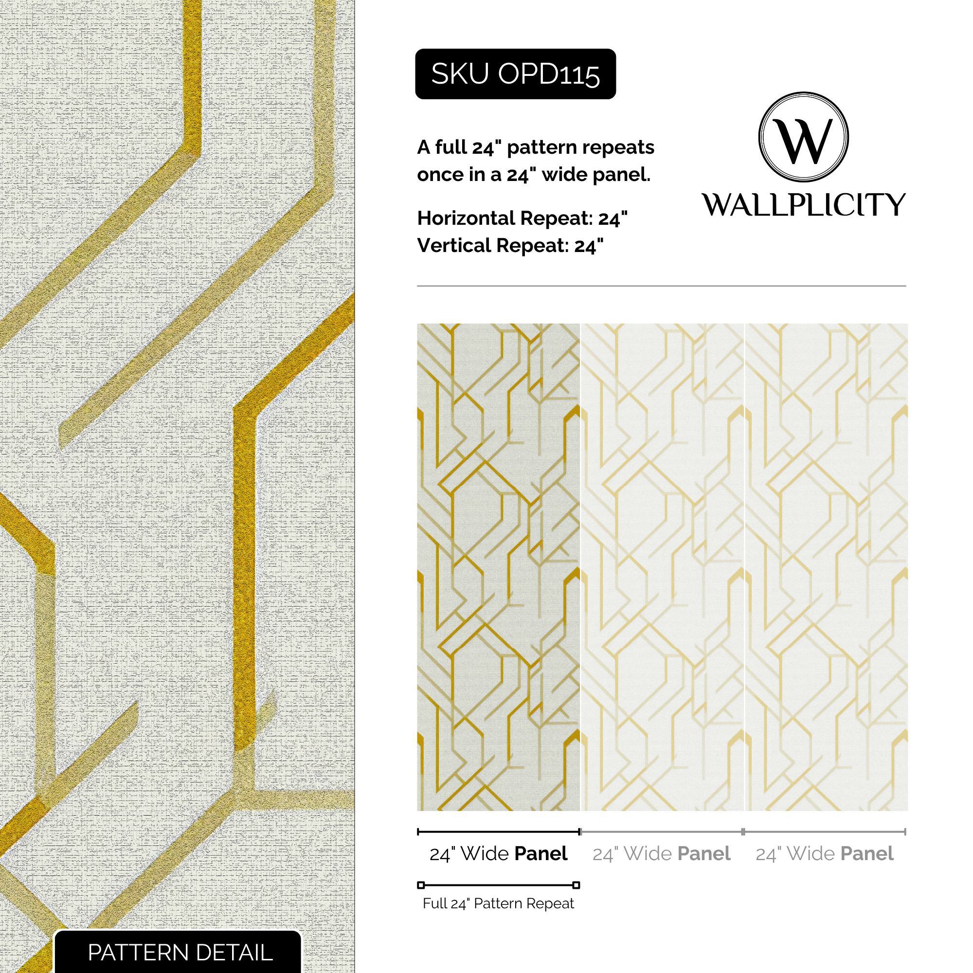 Gilded Age wallpaper pattern detail and repeat size