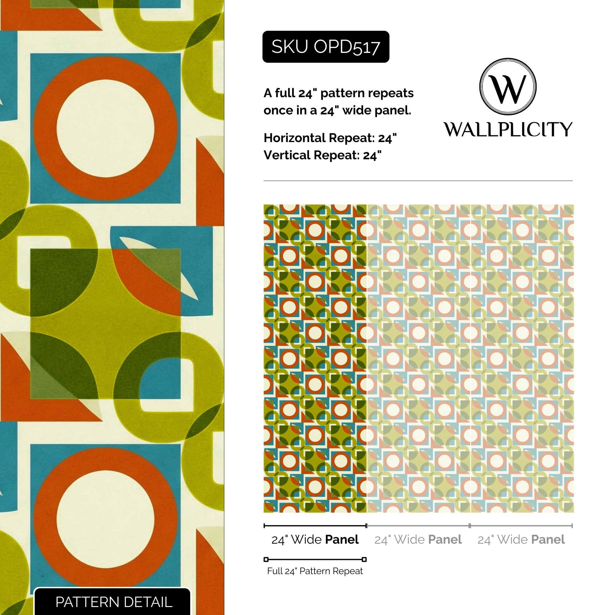 Groove Machine wallpaper pattern detail and repeat size