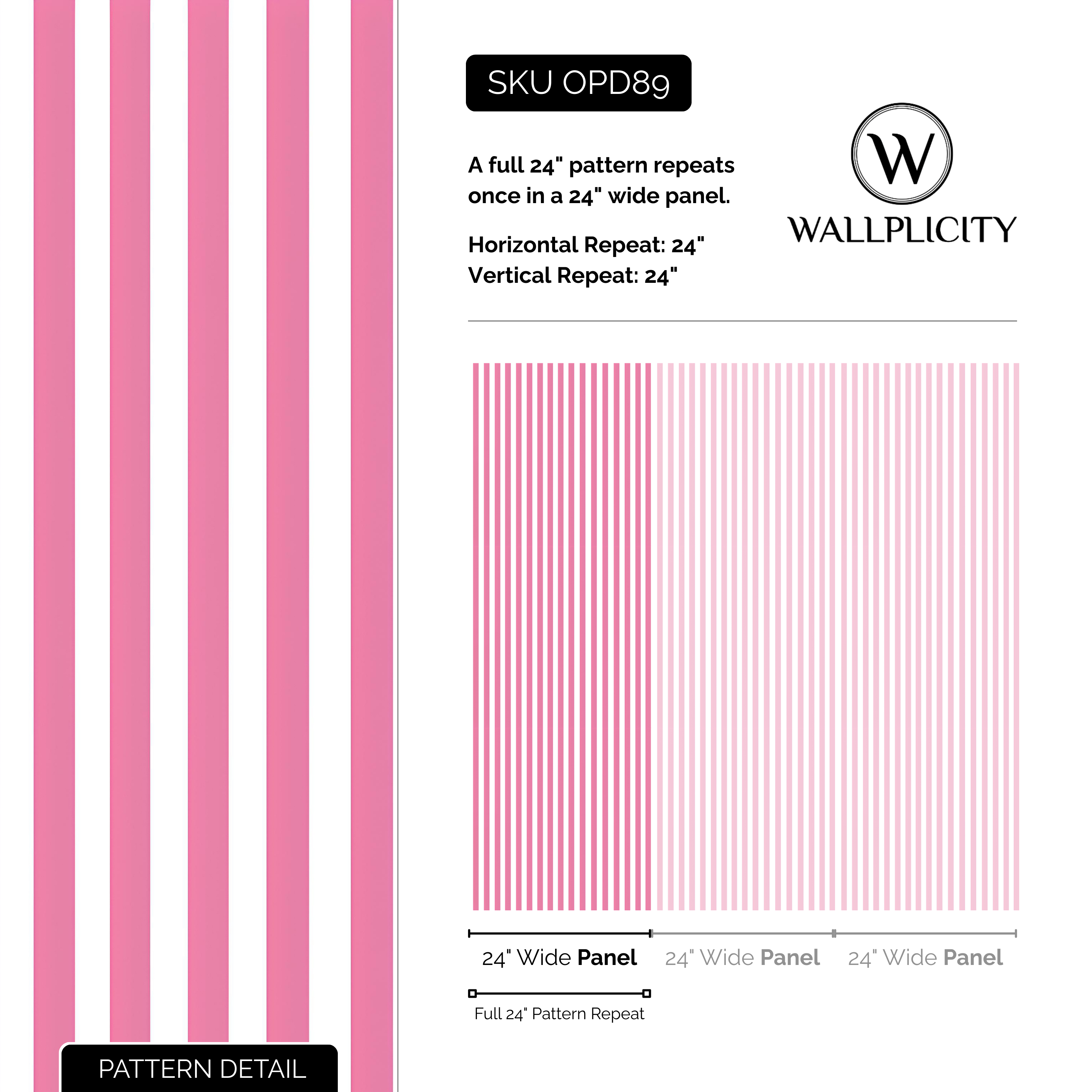 Soda Fountain wallpaper pattern detail and repeat size