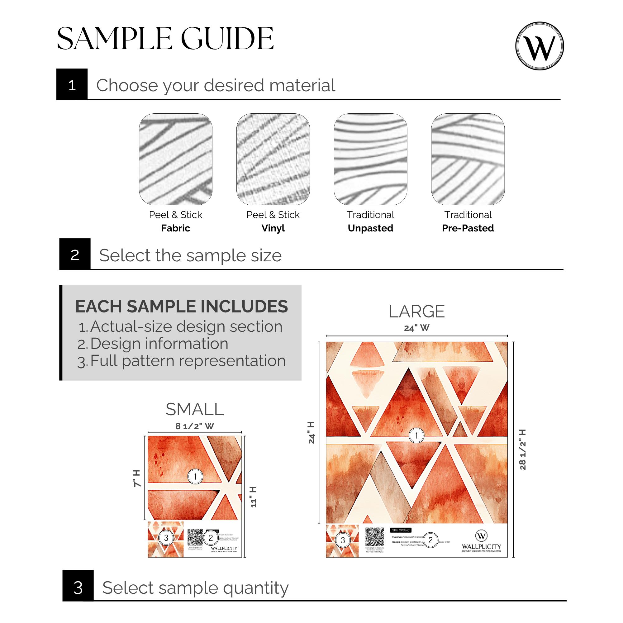 Santa Fe wallpaper sample guide