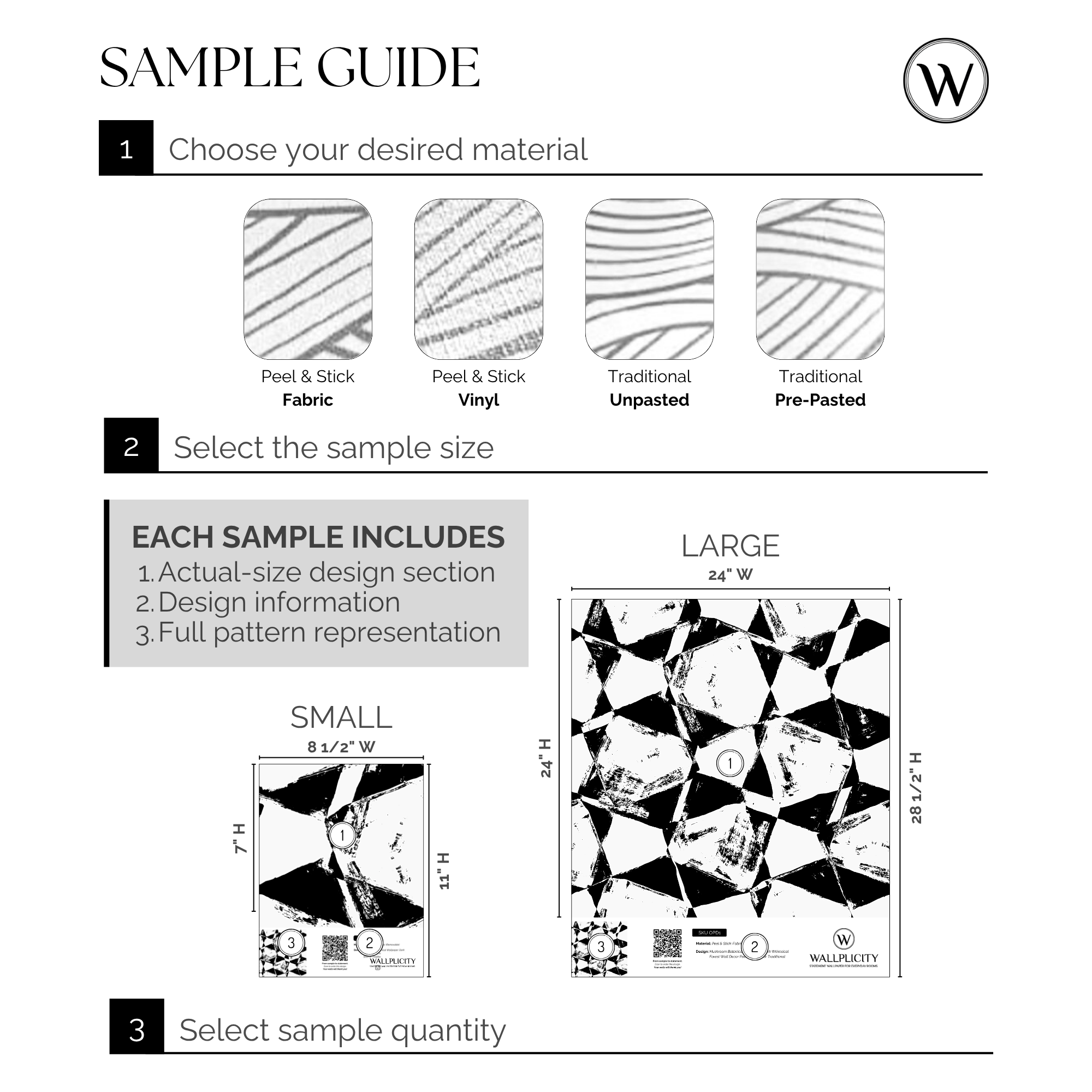 Scribble wallpaper sample guide