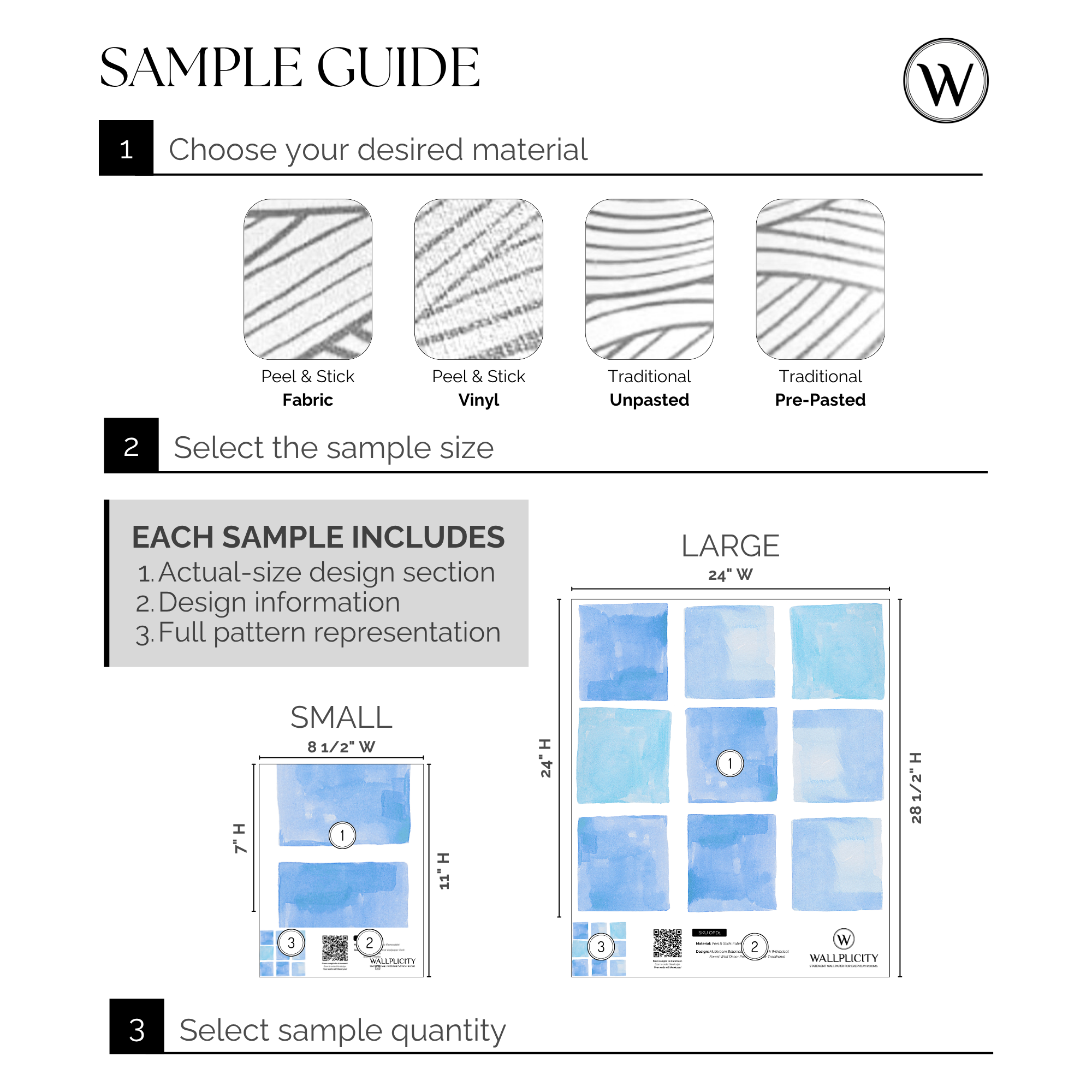 Bathhouse Blue wallpaper sample guide
