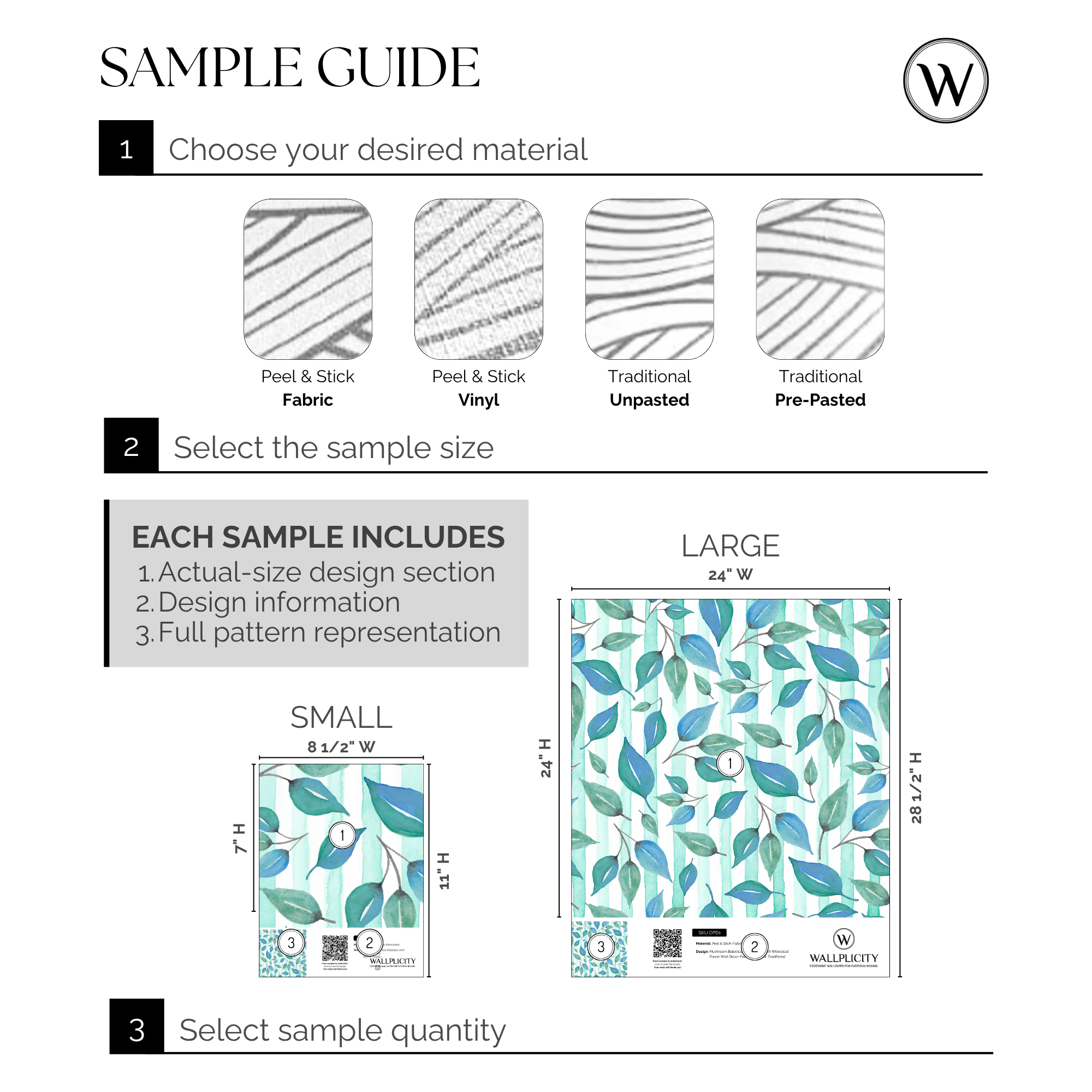 Folk Ribbon wallpaper sample guide