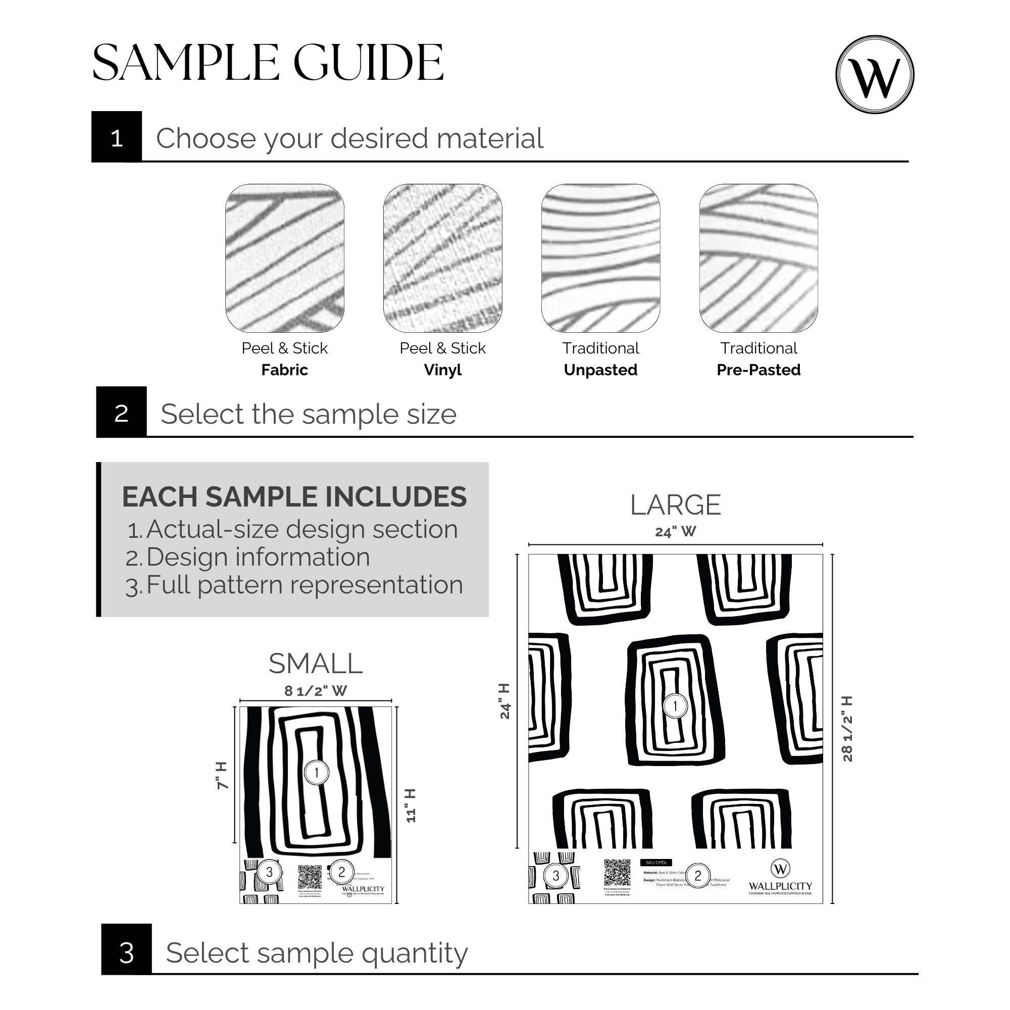 Domino wallpaper sample guide