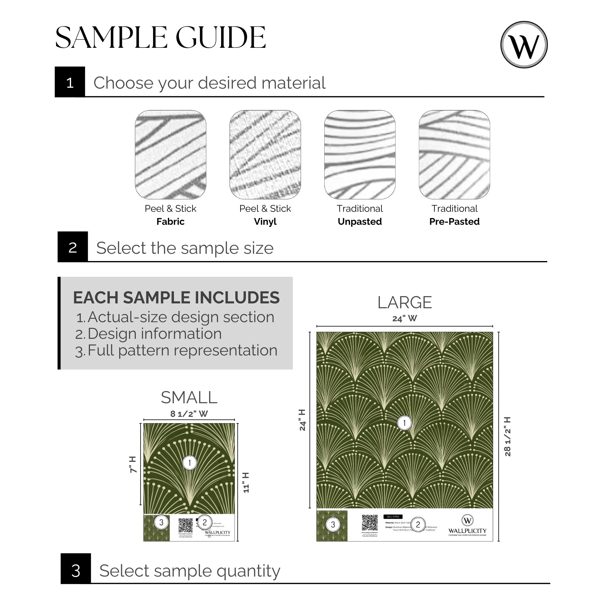 Palm Court wallpaper sample guide