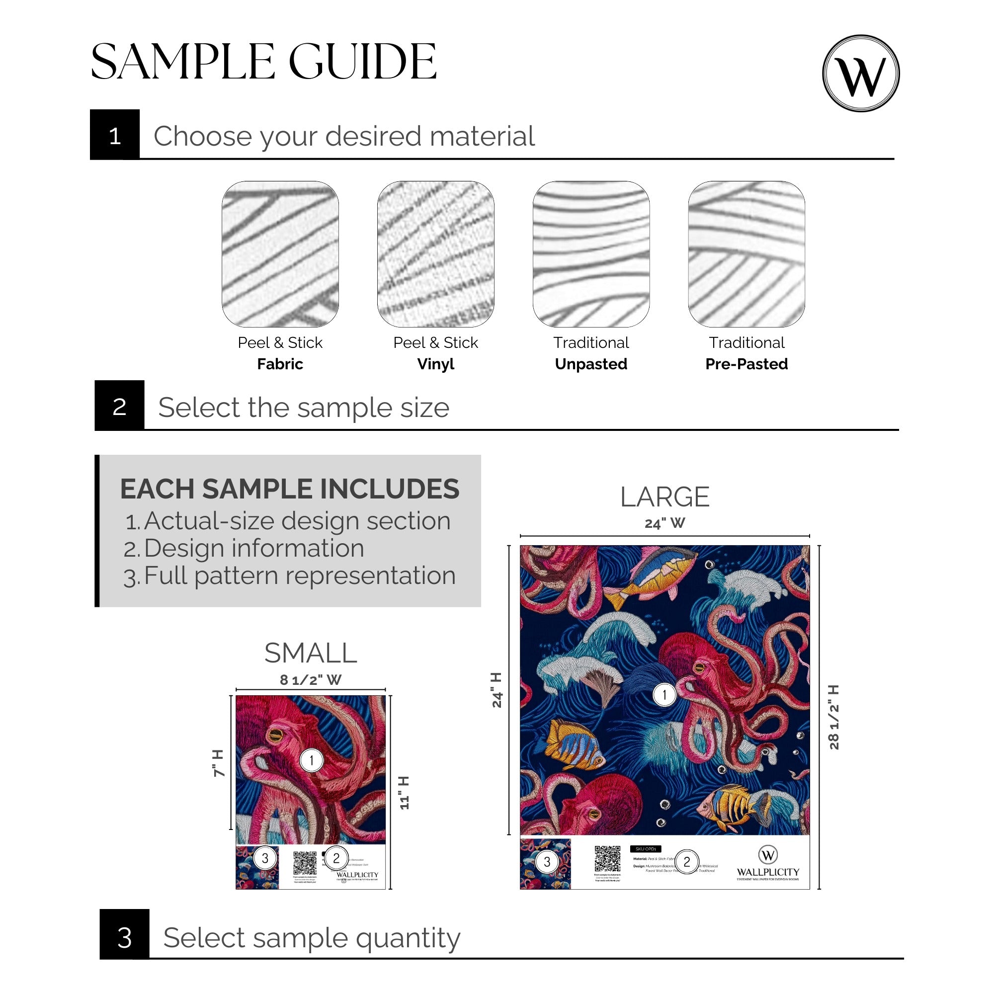 Under the Sea wallpaper sample guide