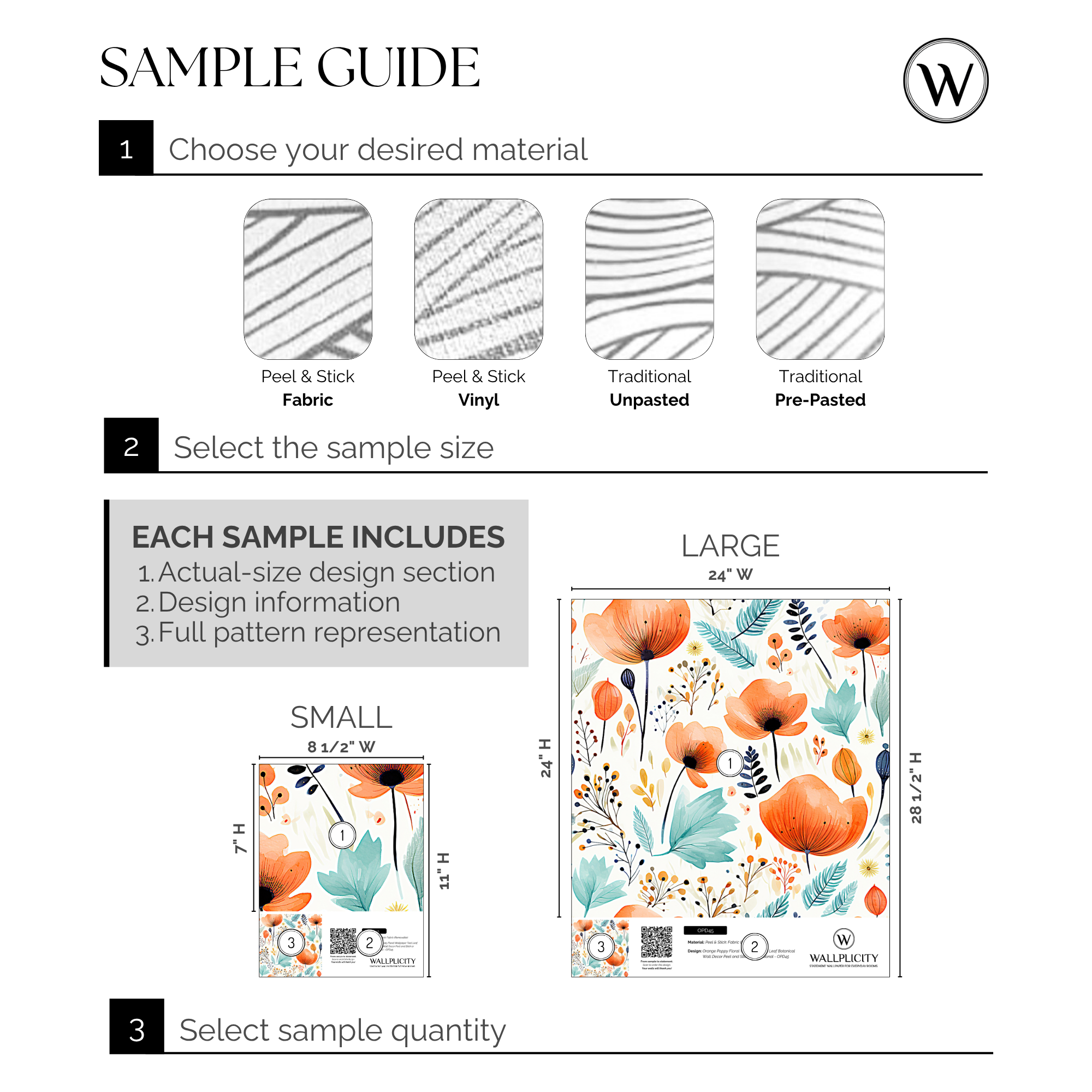 Marmalade Grove wallpaper sample guide
