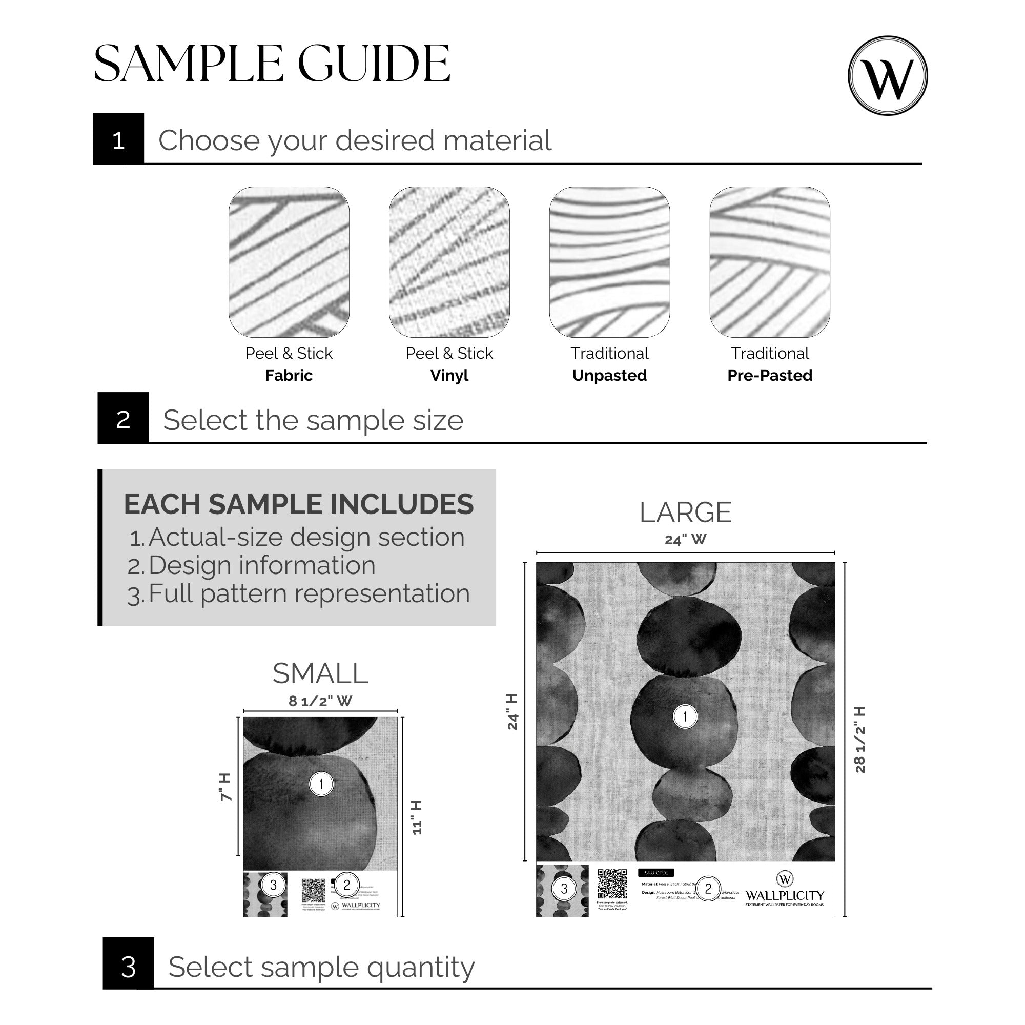 Ink Drops wallpaper sample guide
