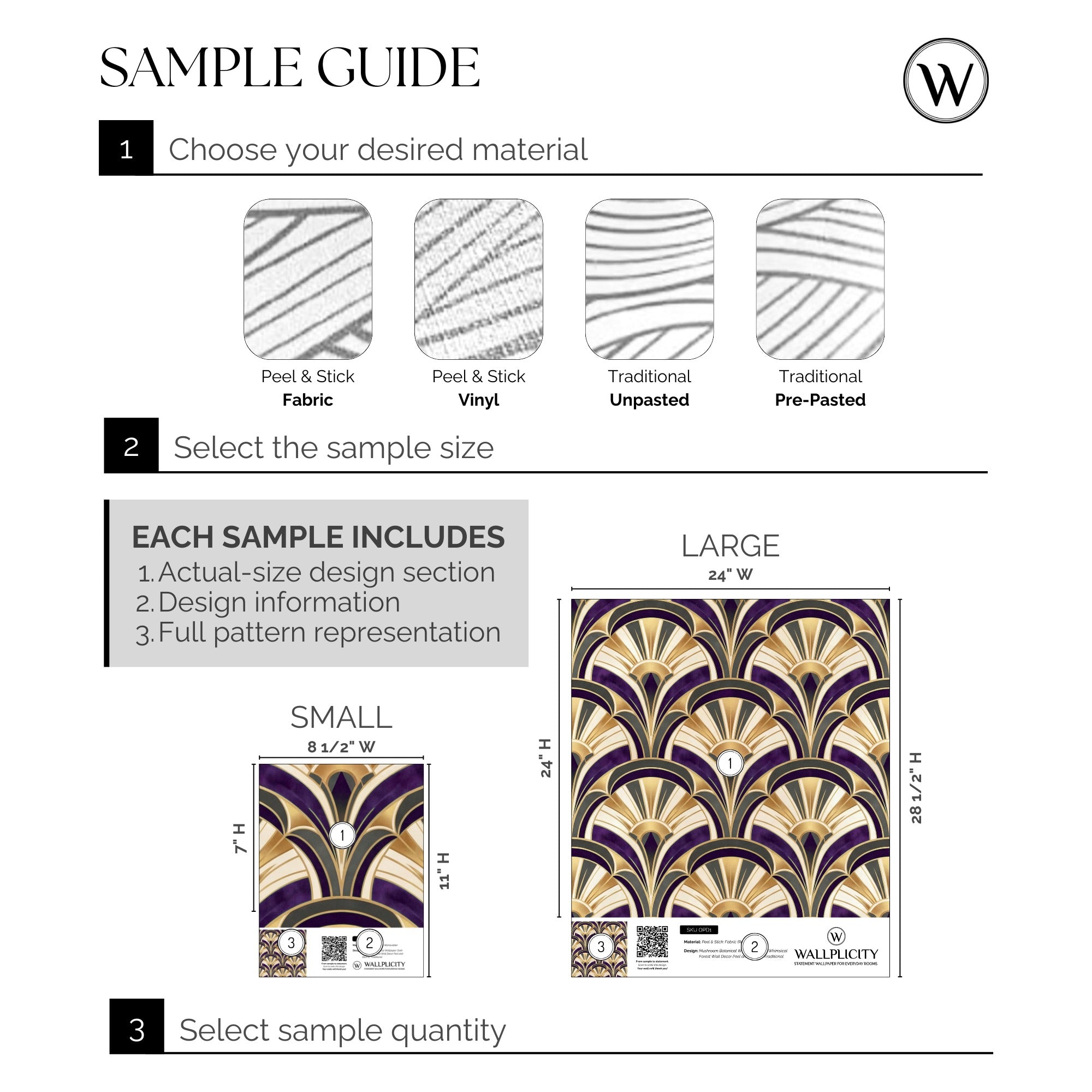 Violet Marquee wallpaper sample guide