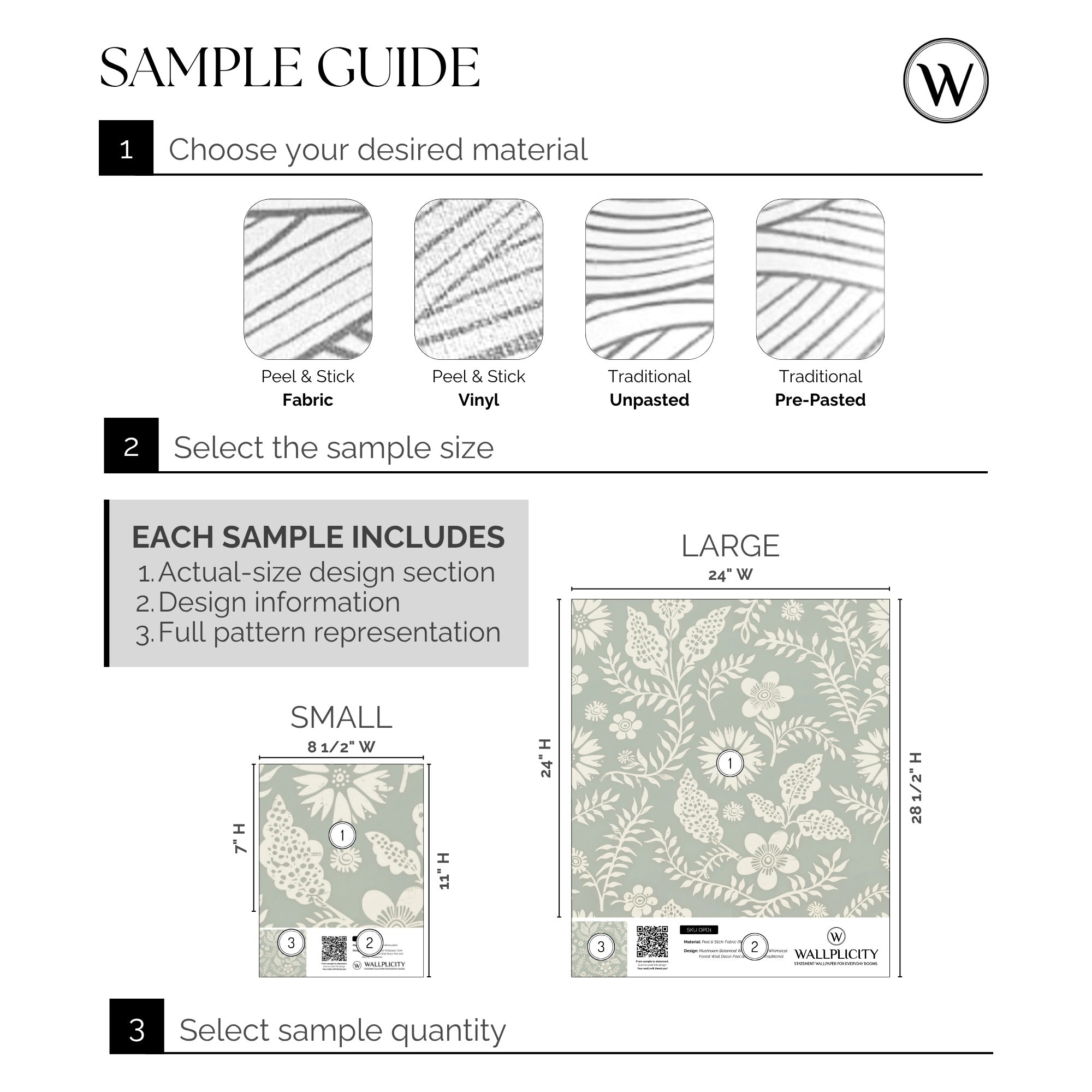 Meadow Mist wallpaper sample guide