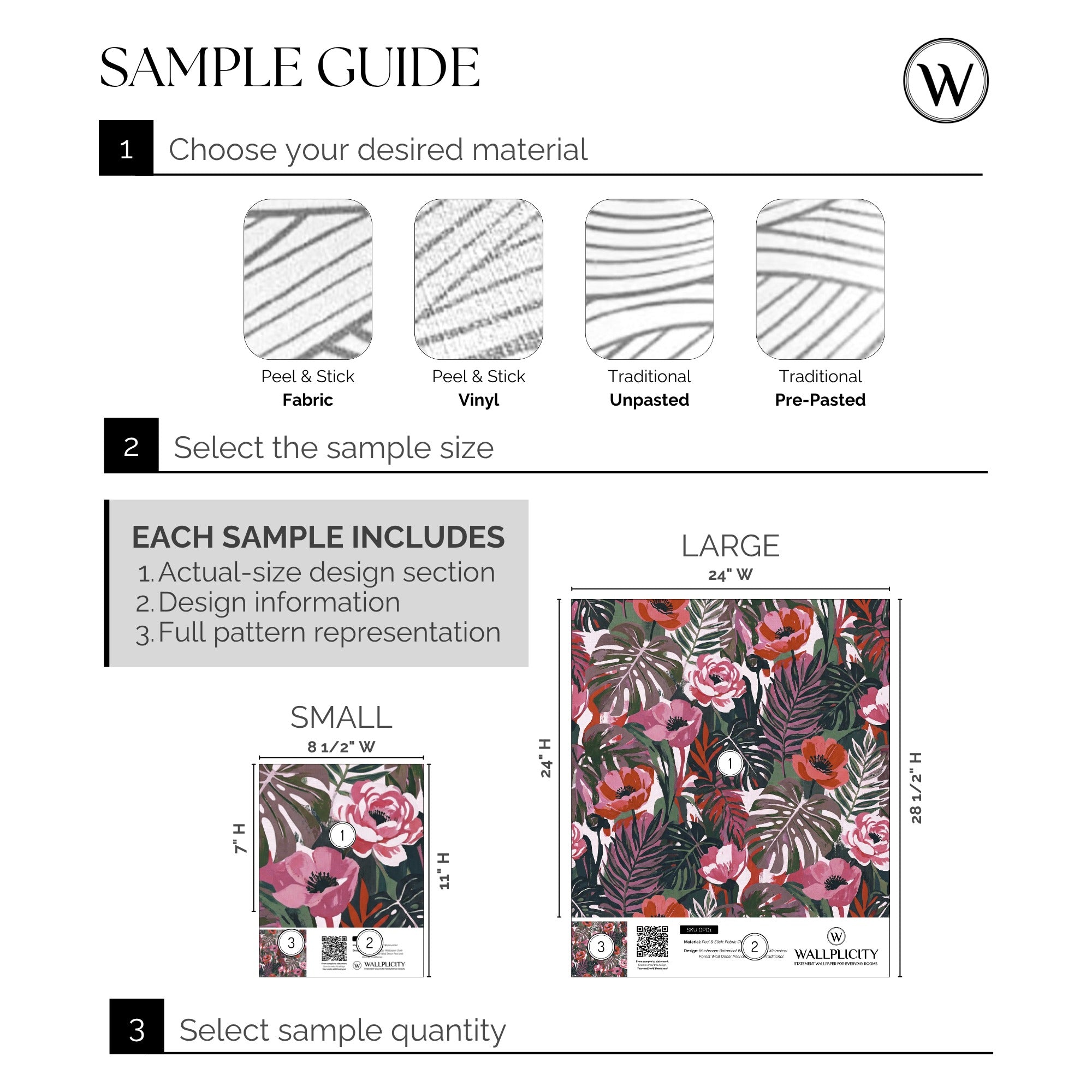 Tropic Punch wallpaper sample guide