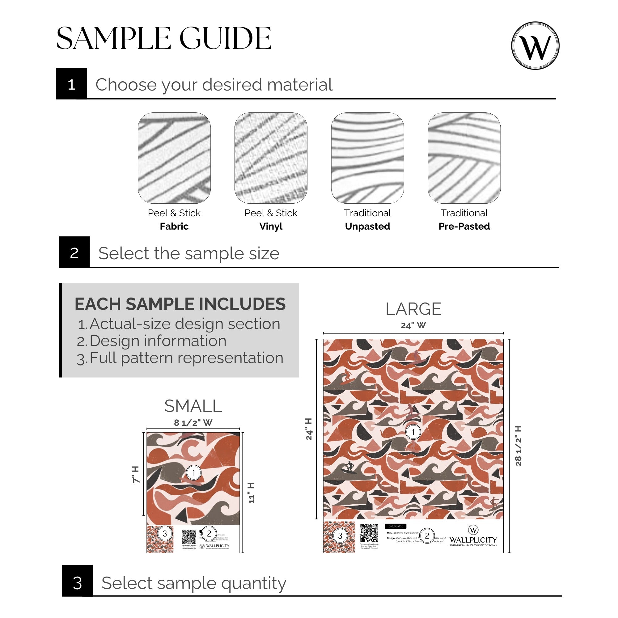 Desert Wave wallpaper sample guide