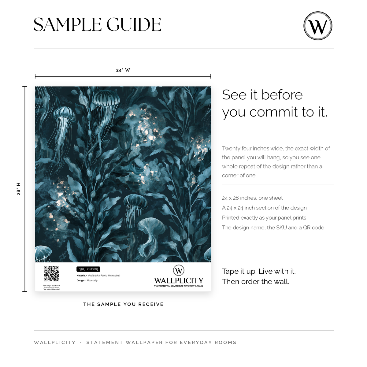 Moon Jelly wallpaper sample guide