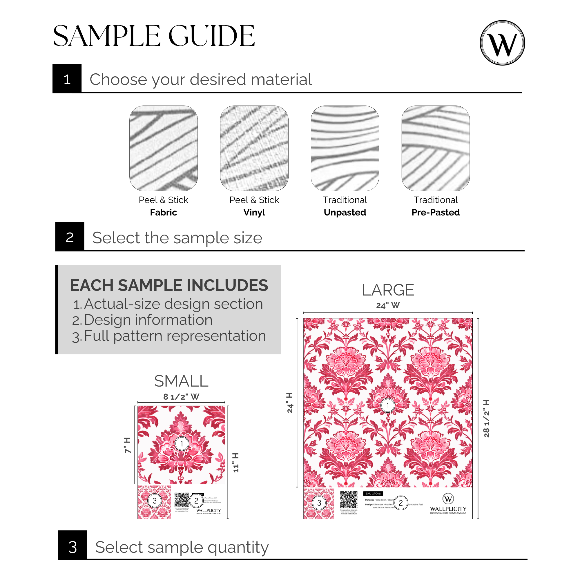 Dollhouse wallpaper sample guide