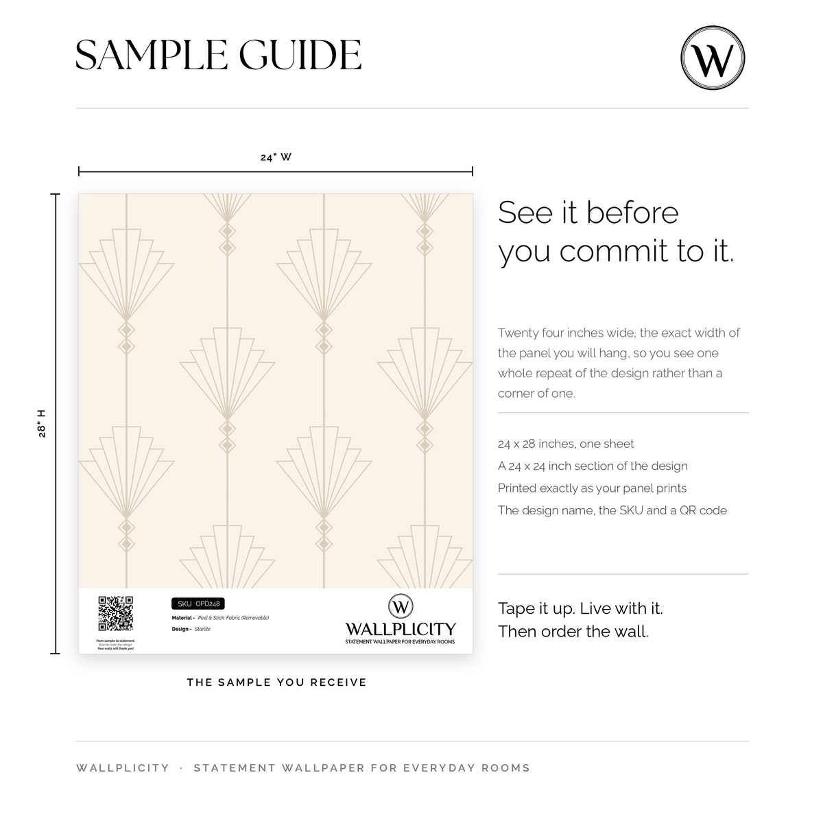 Starlite wallpaper sample guide