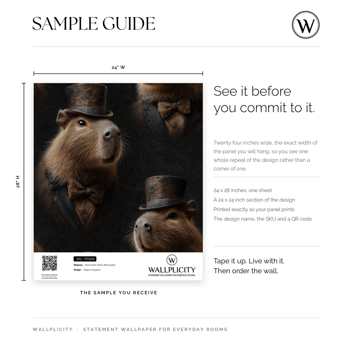 Dapper Capybara wallpaper sample guide