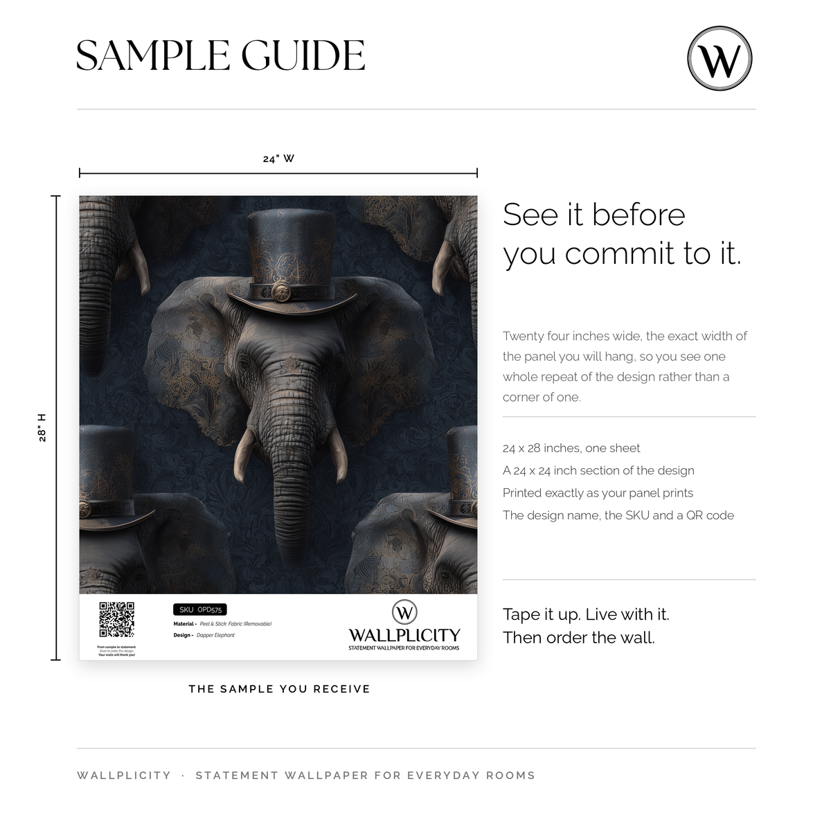 Dapper Elephant wallpaper sample guide