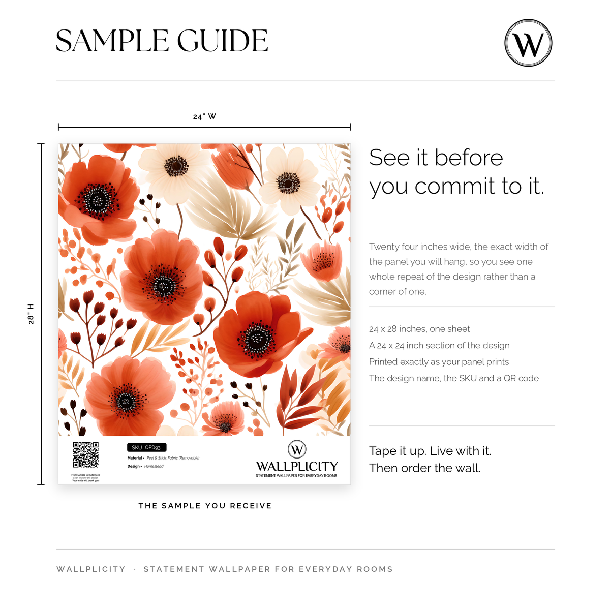Homestead wallpaper sample guide