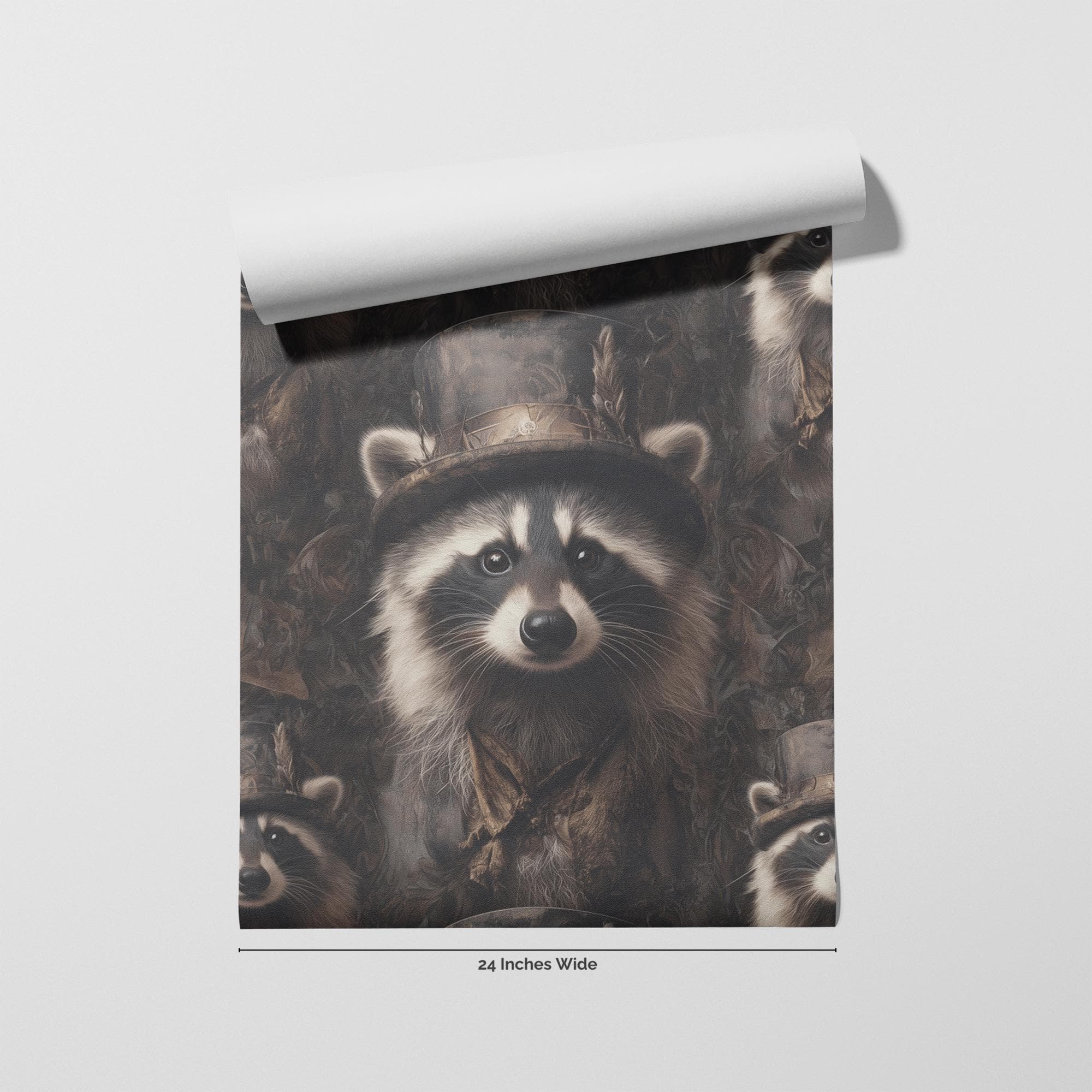 The Night Bandit wallpaper flat roll view